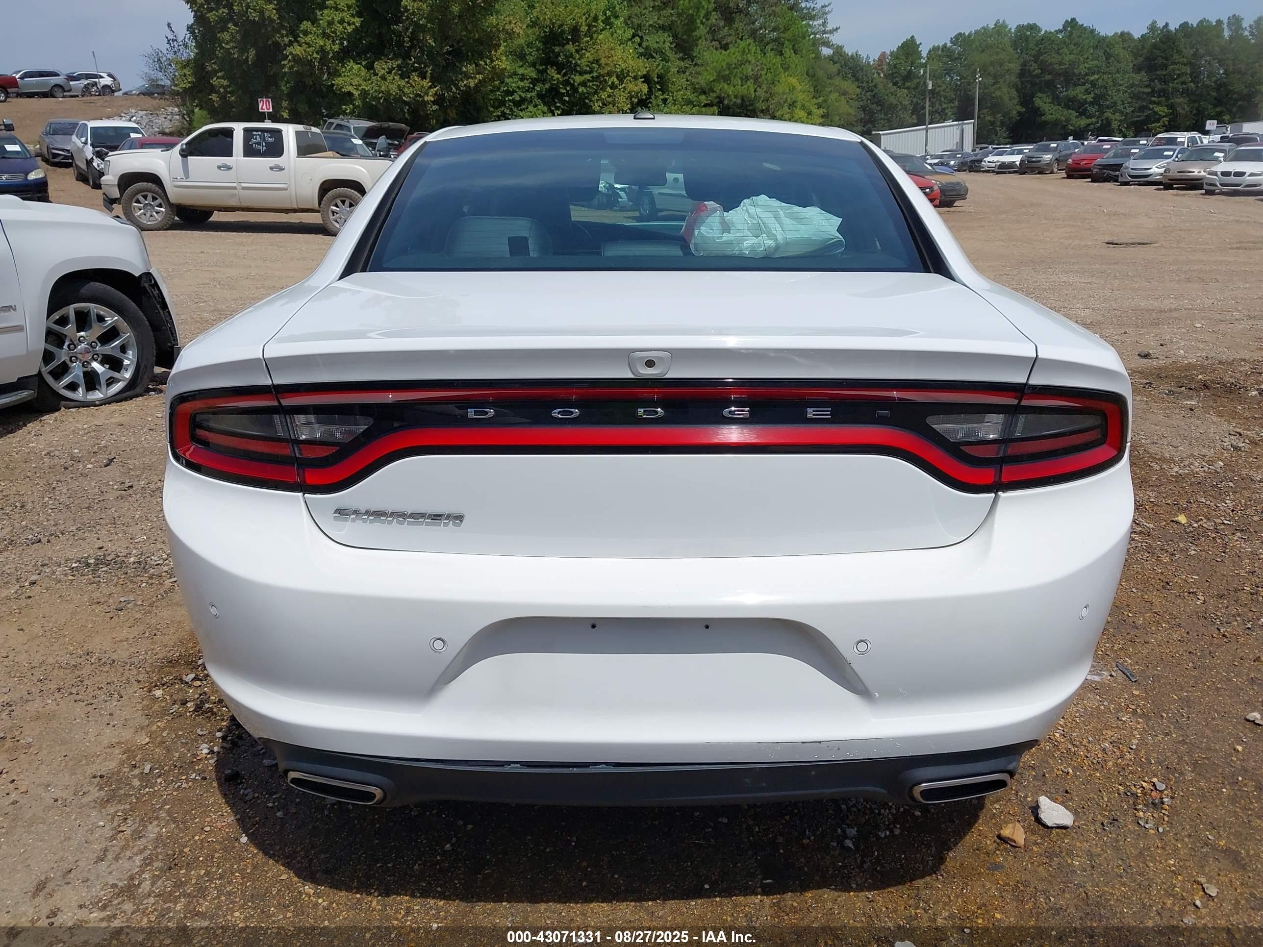 2021 Dodge Charger Sxt Rwd Белый vin: 2C3CDXBG5MH548103