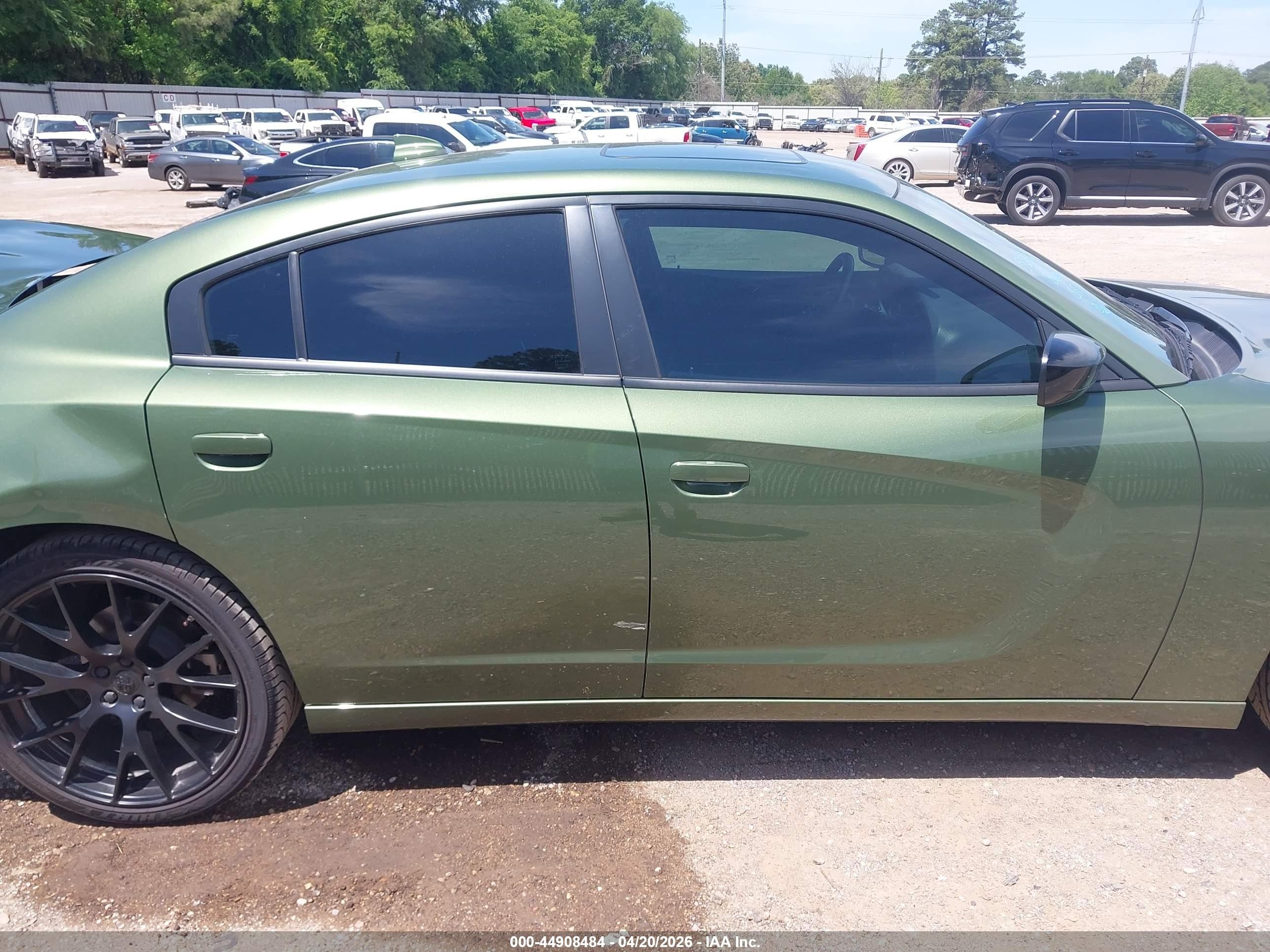 2023 Dodge Charger Sxt Green vin: 2C3CDXBG5PH657066