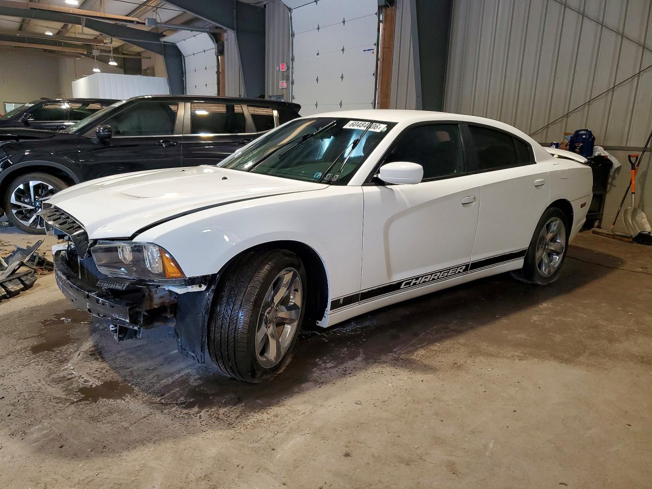 2012 Dodge Charger Se White vin: 2C3CDXBG6CH111189