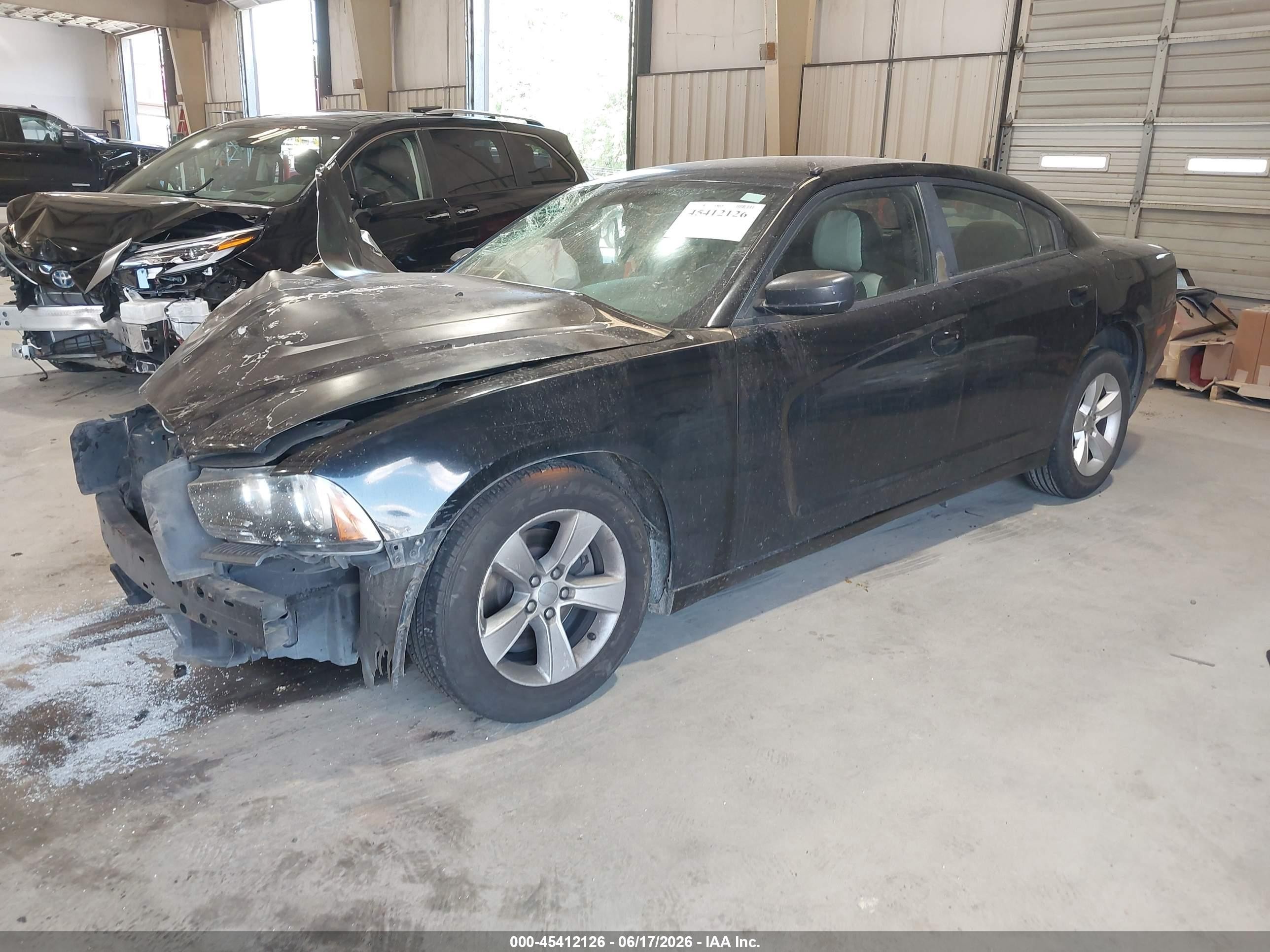 2012 Dodge Charger Se Black vin: 2C3CDXBG6CH203239
