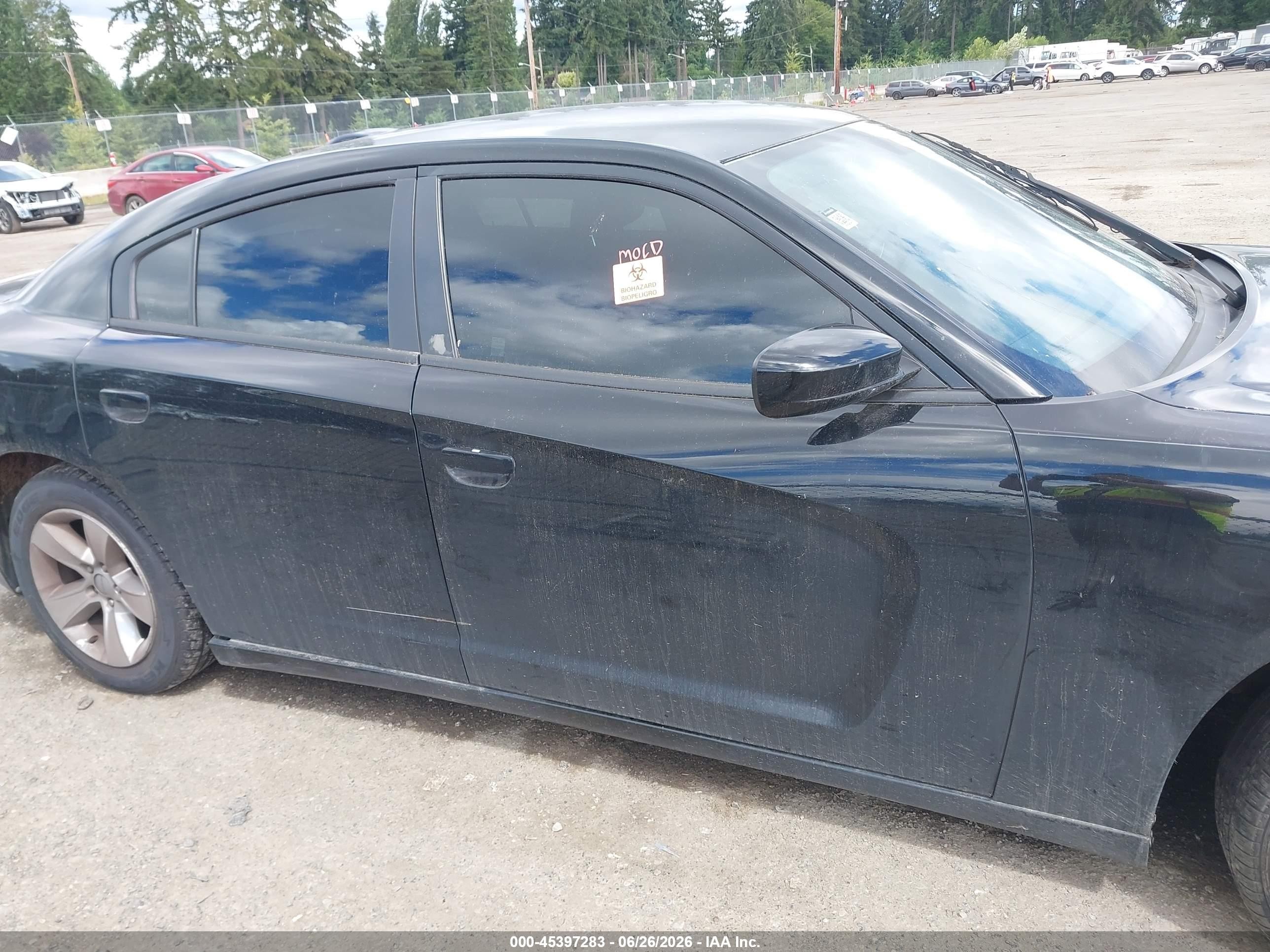 2012 Dodge Charger Se Черный vin: 2C3CDXBG6CH207548