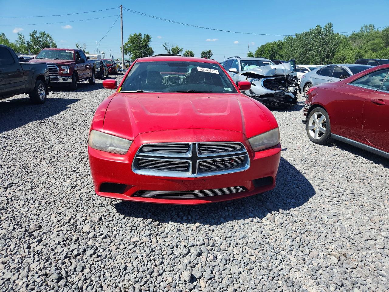 2012 Dodge Charger Se Красный vin: 2C3CDXBG6CH217819