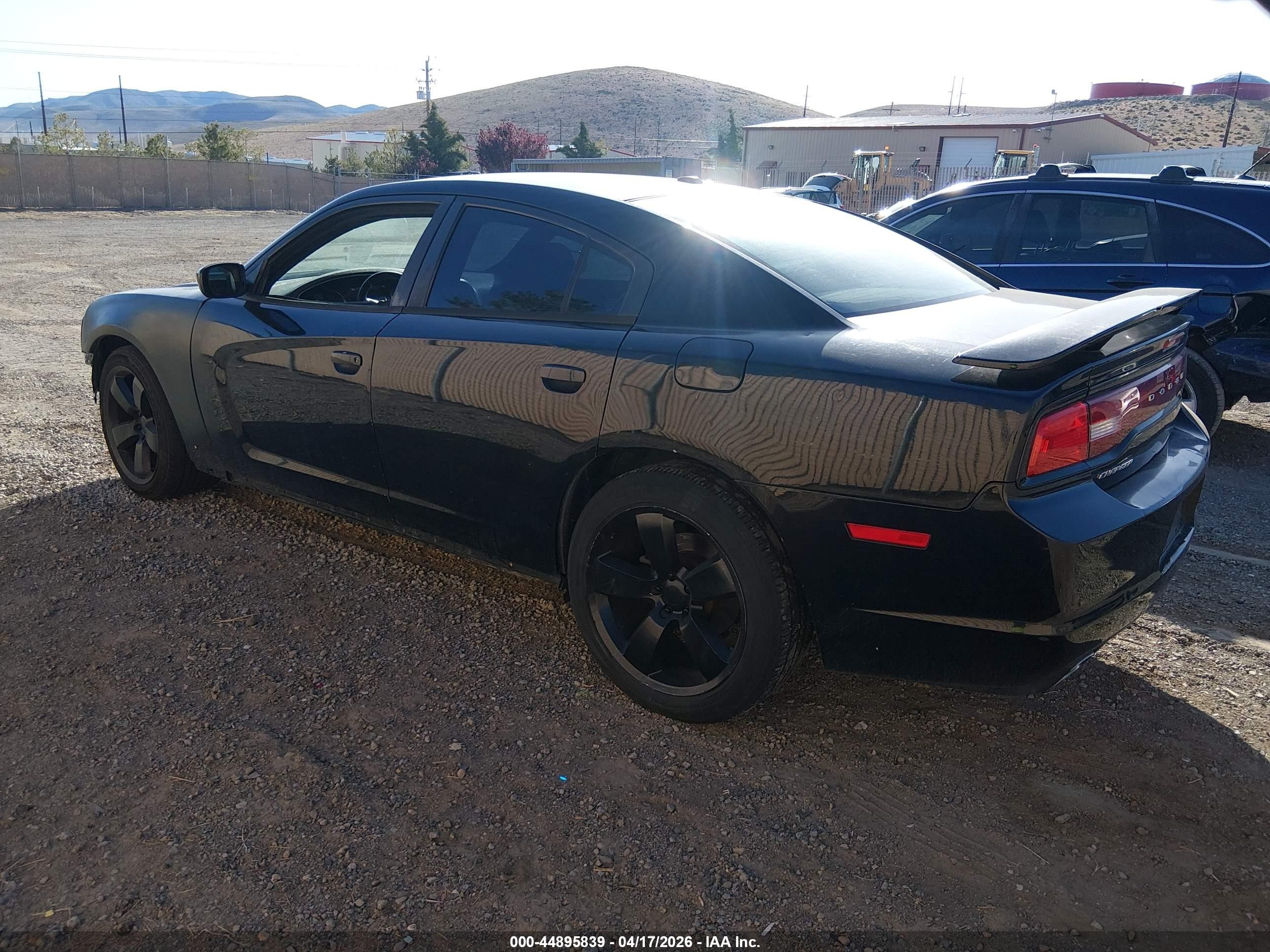 2012 Dodge Charger Se Black vin: 2C3CDXBG6CH270746