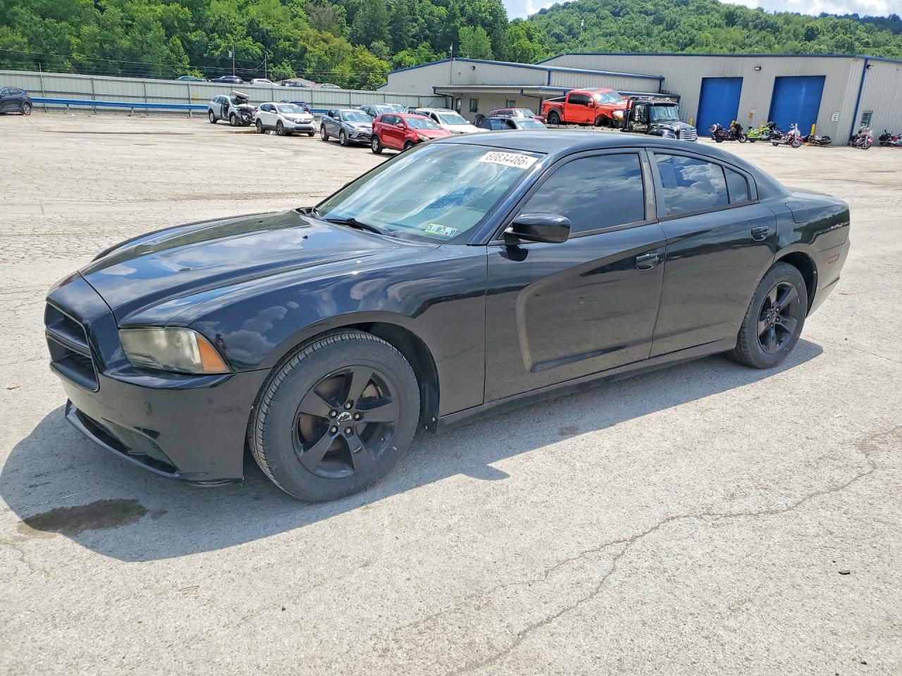 2012 Dodge Charger Se Black vin: 2C3CDXBG6CH281570