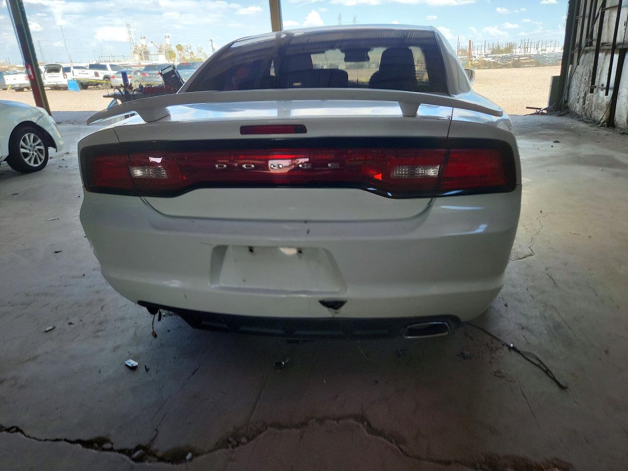2013 Dodge Charger Se White vin: 2C3CDXBG6DH502117