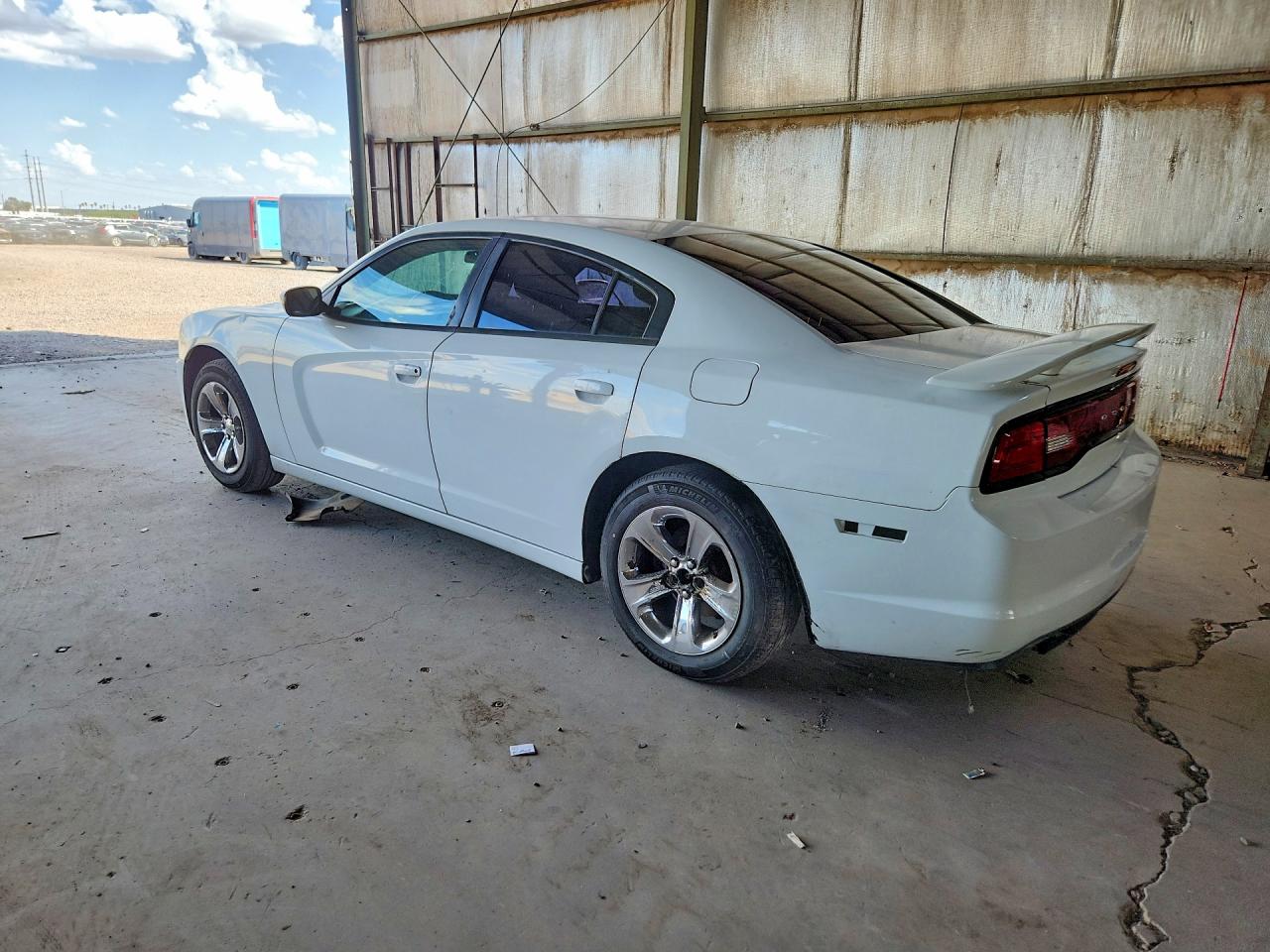 2013 Dodge Charger Se White vin: 2C3CDXBG6DH502117