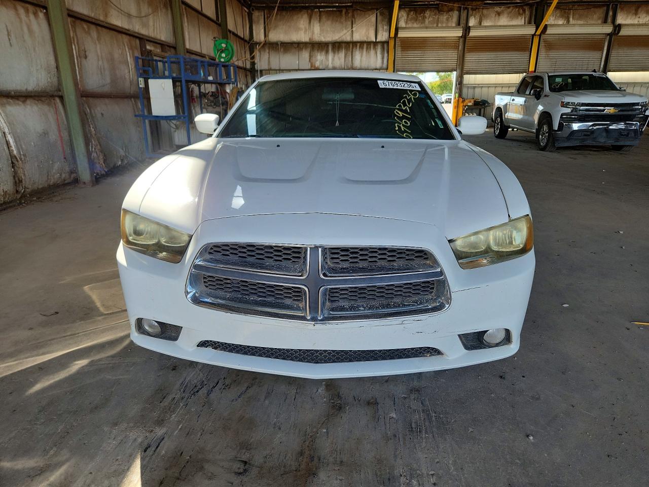 2013 Dodge Charger Se White vin: 2C3CDXBG6DH502117