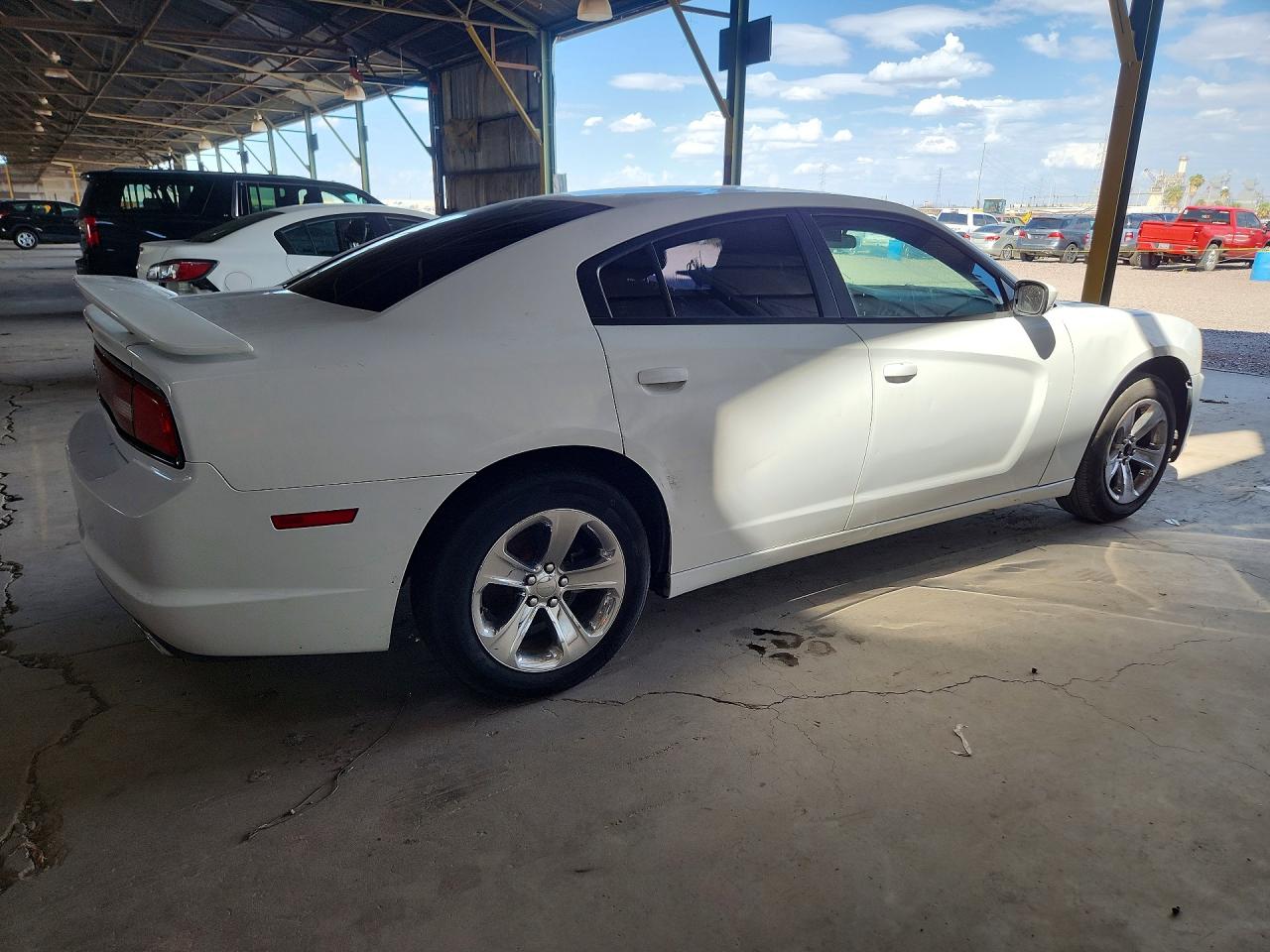 2013 Dodge Charger Se White vin: 2C3CDXBG6DH502117
