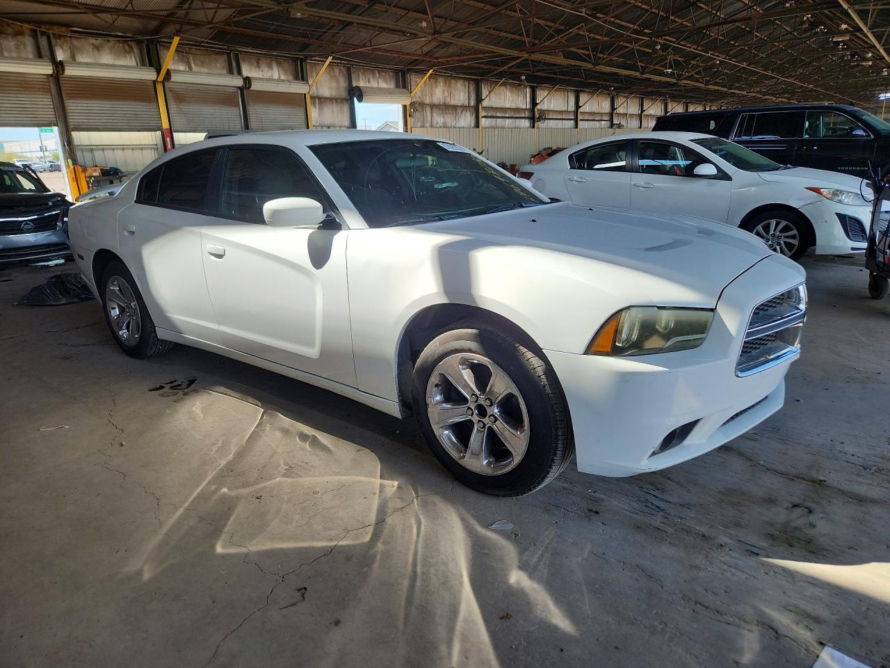 2013 Dodge Charger Se White vin: 2C3CDXBG6DH502117