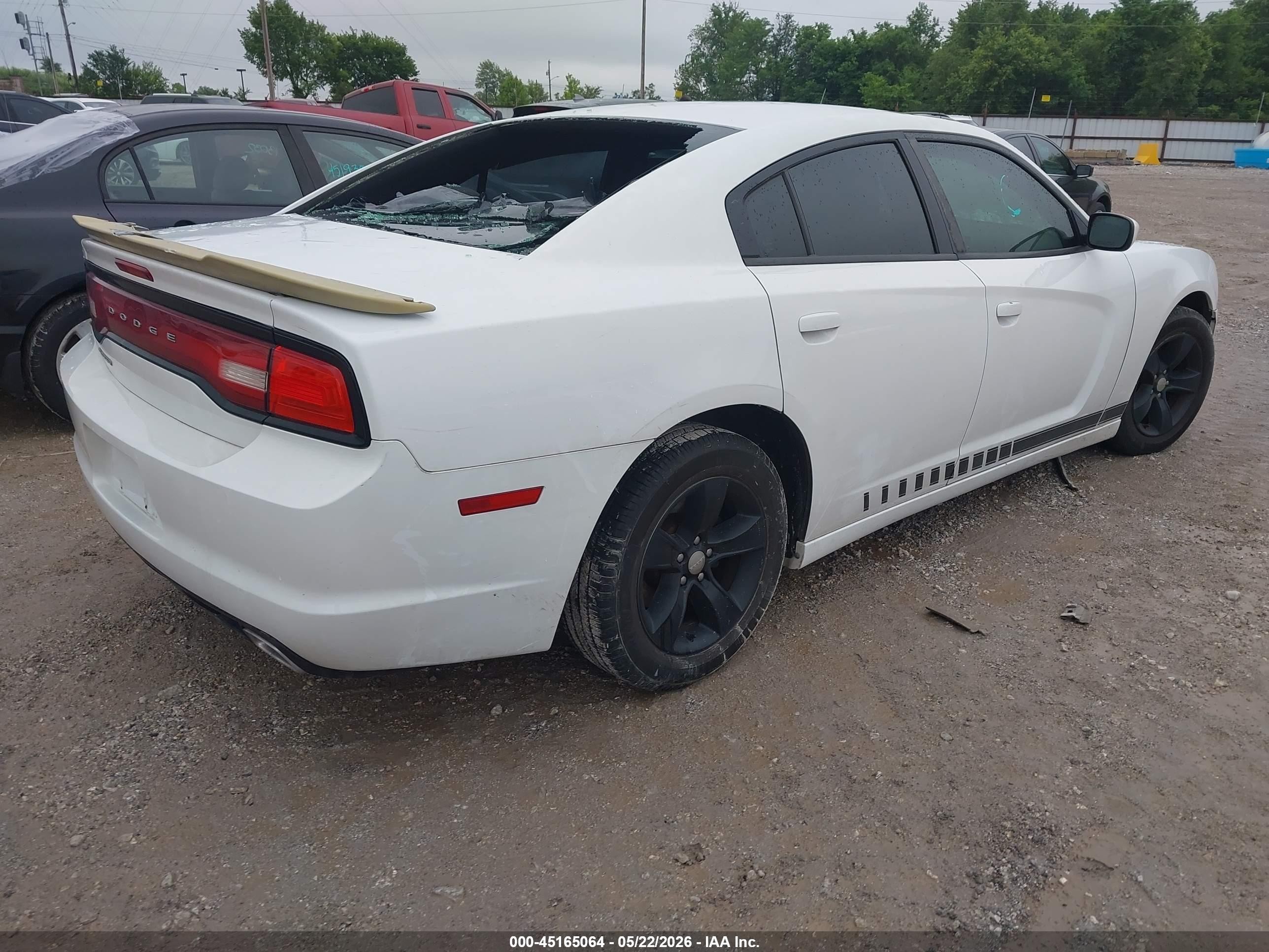 2013 Dodge Charger Se Белый vin: 2C3CDXBG6DH523307