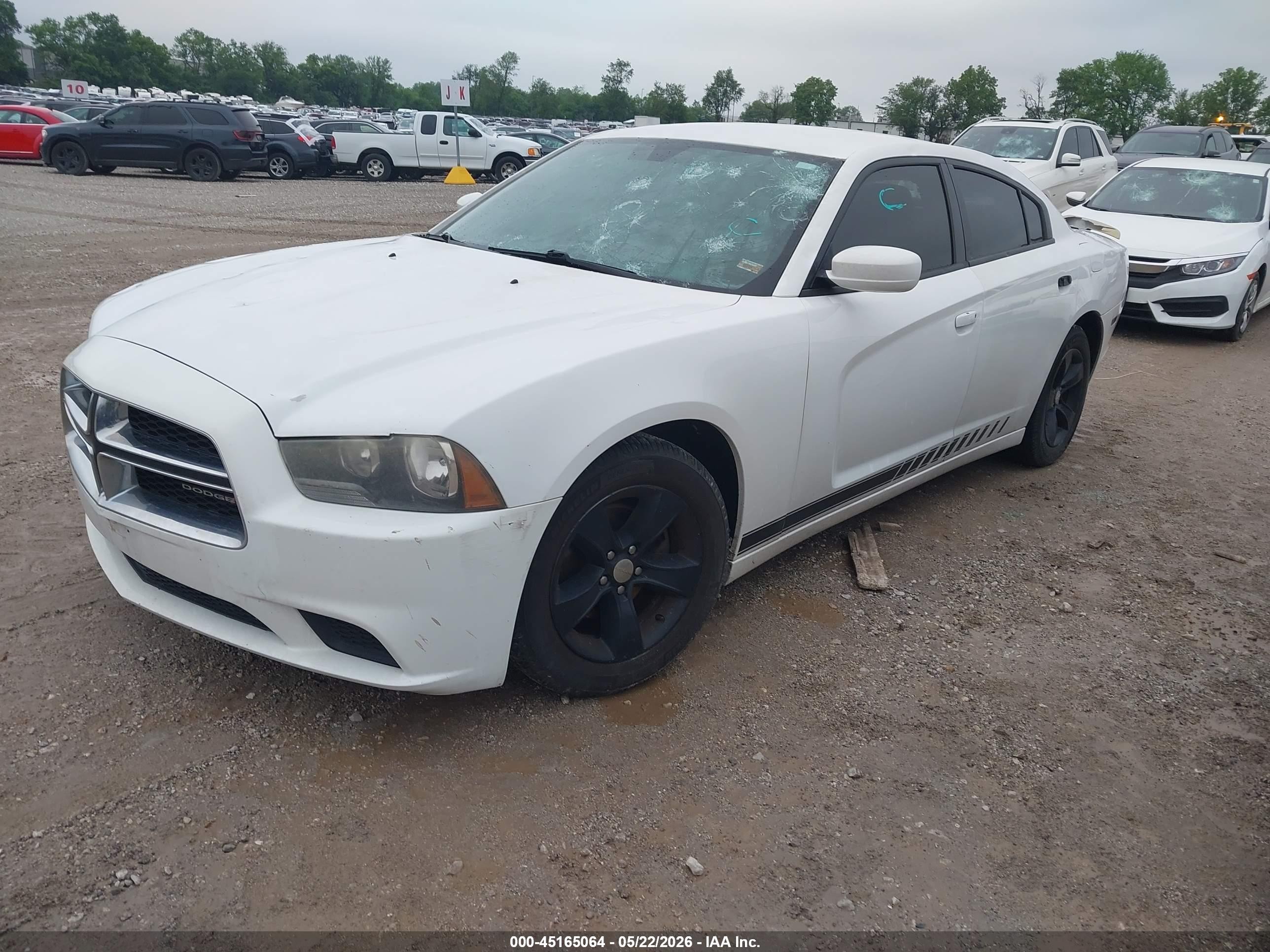 2013 Dodge Charger Se Белый vin: 2C3CDXBG6DH523307