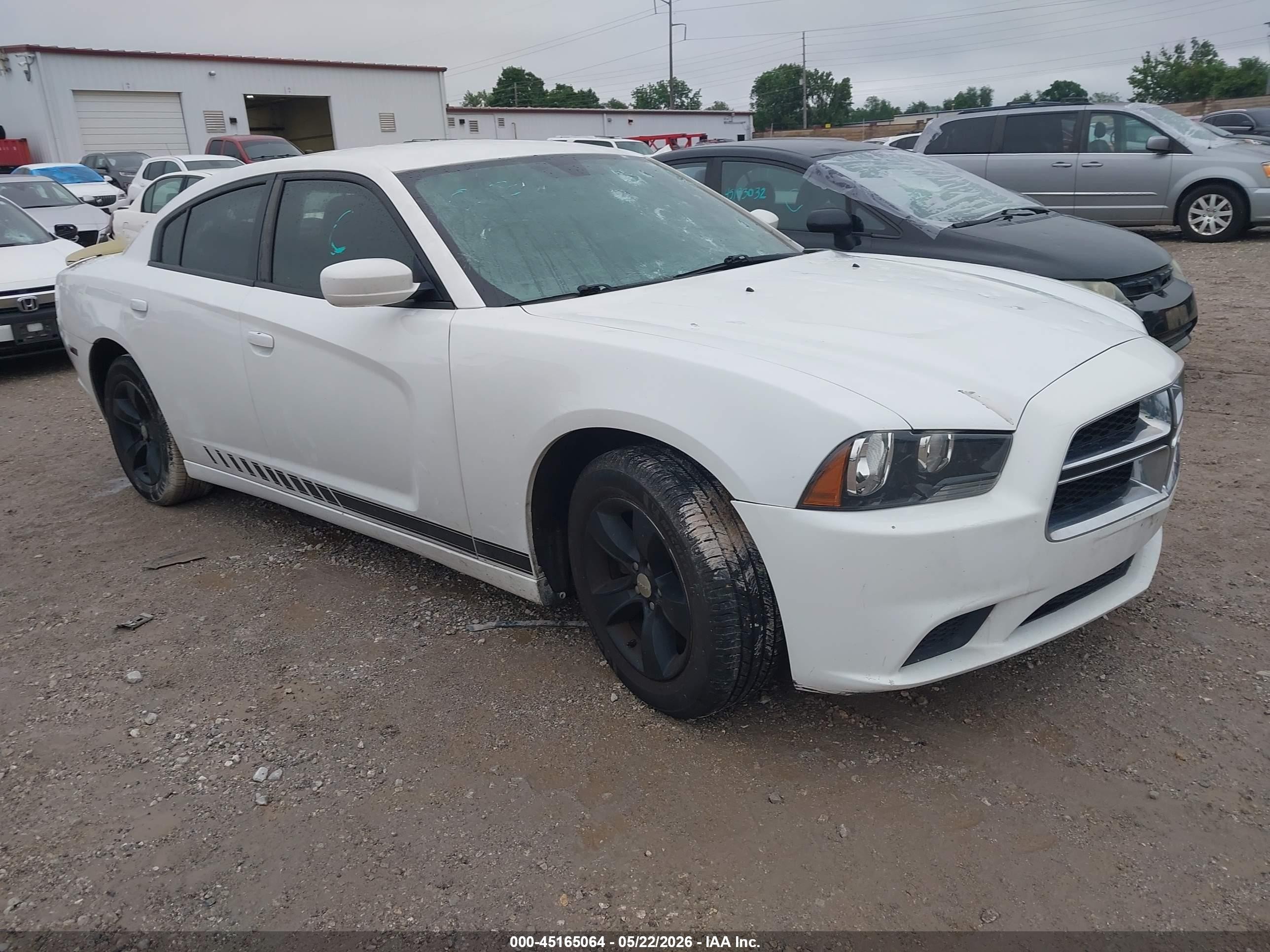 2013 Dodge Charger Se White vin: 2C3CDXBG6DH523307