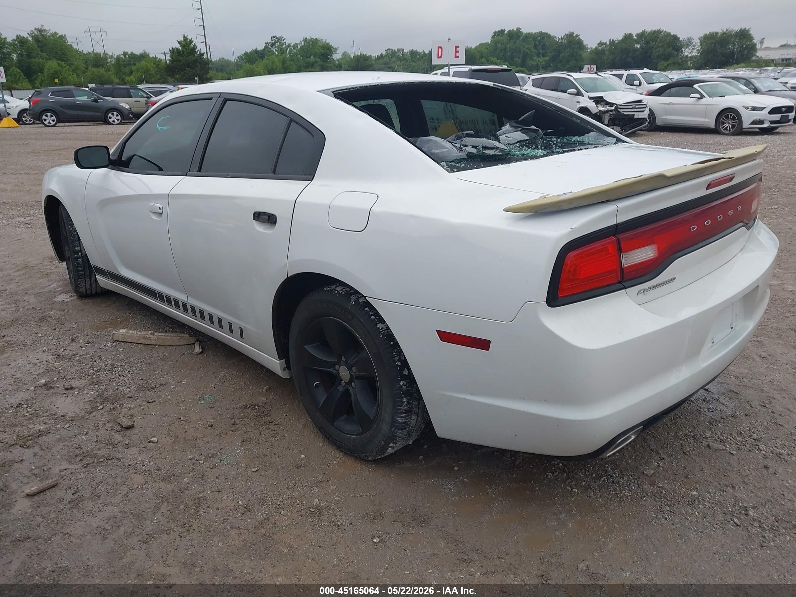 2013 Dodge Charger Se Белый vin: 2C3CDXBG6DH523307