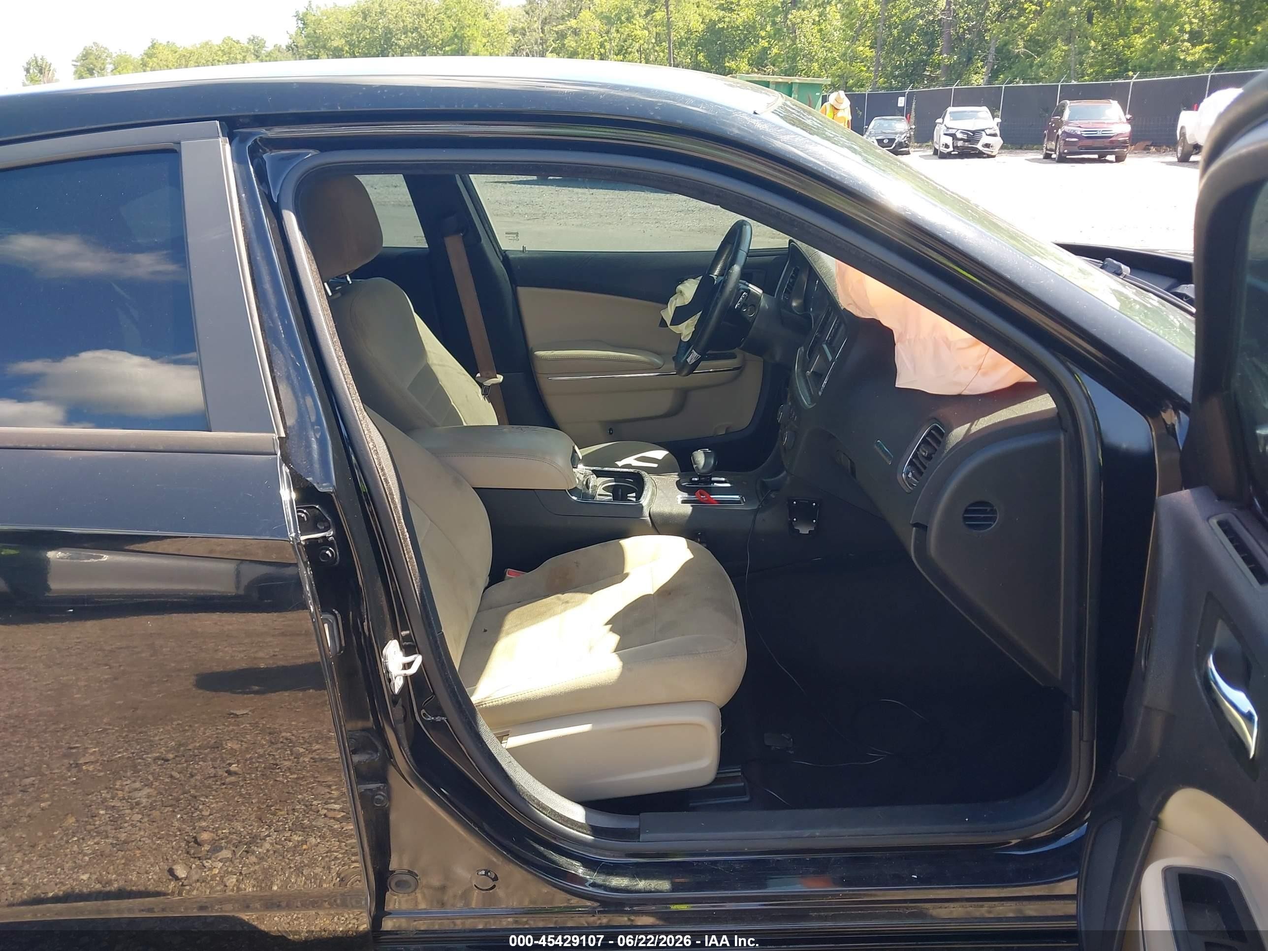 2013 Dodge Charger Se Black vin: 2C3CDXBG6DH578095