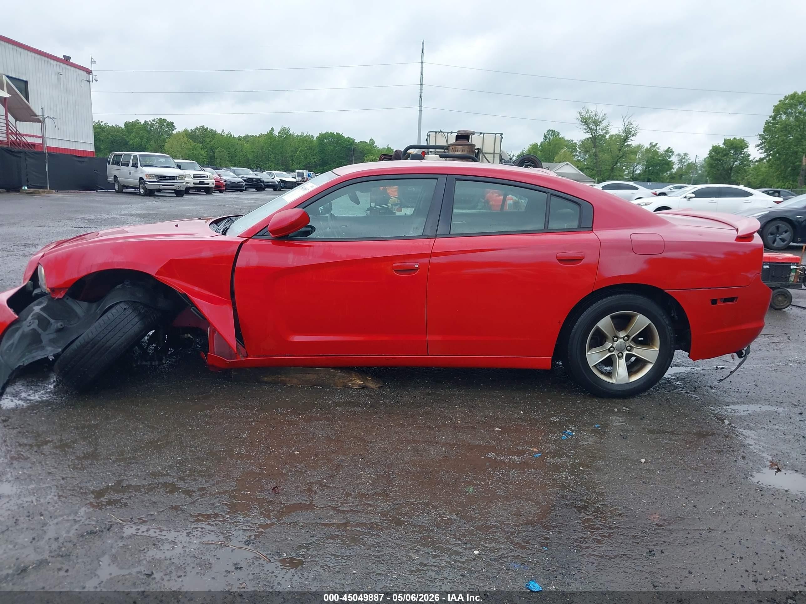 2013 Dodge Charger Se Red vin: 2C3CDXBG6DH579974