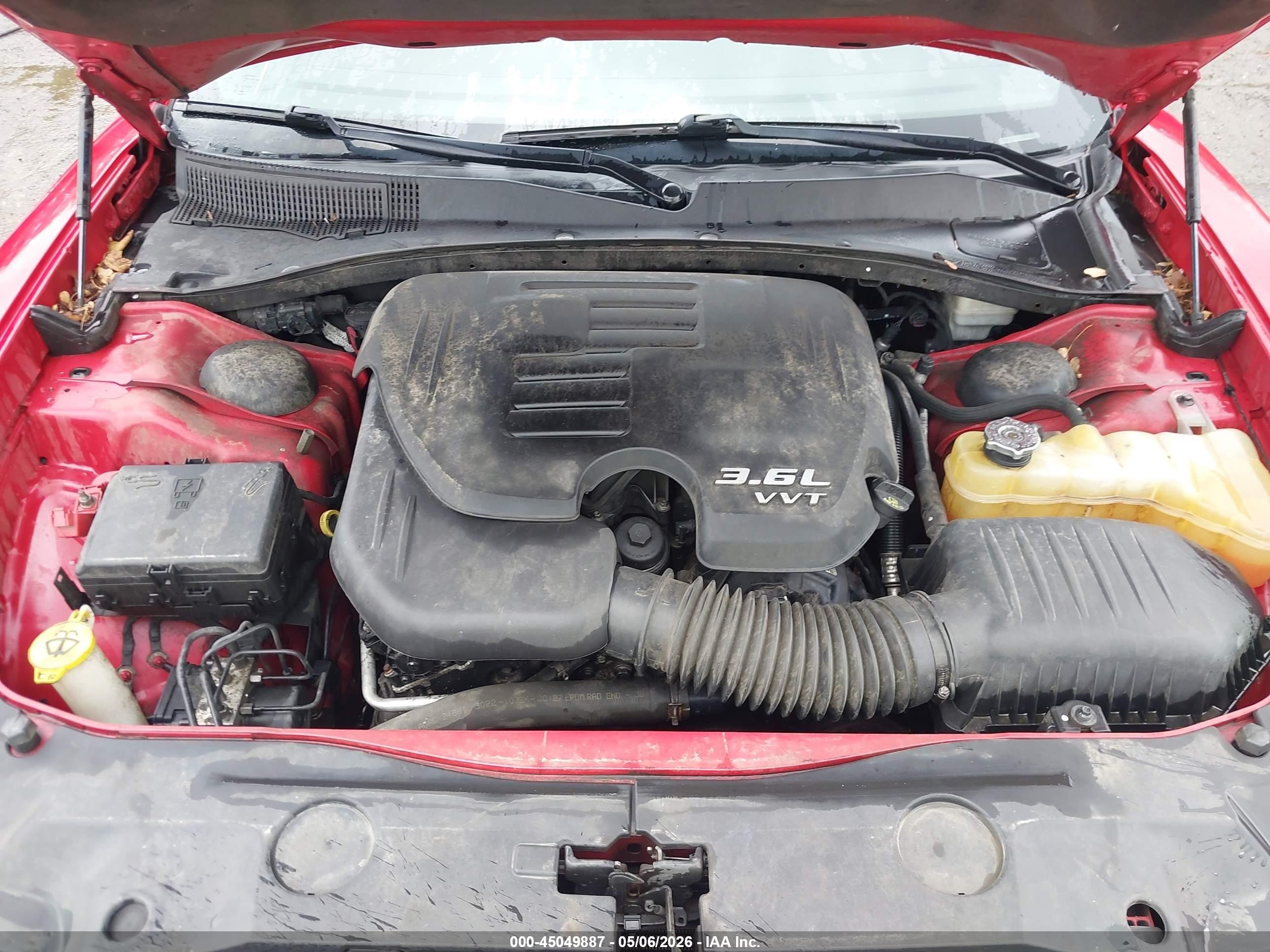 2013 Dodge Charger Se Red vin: 2C3CDXBG6DH579974