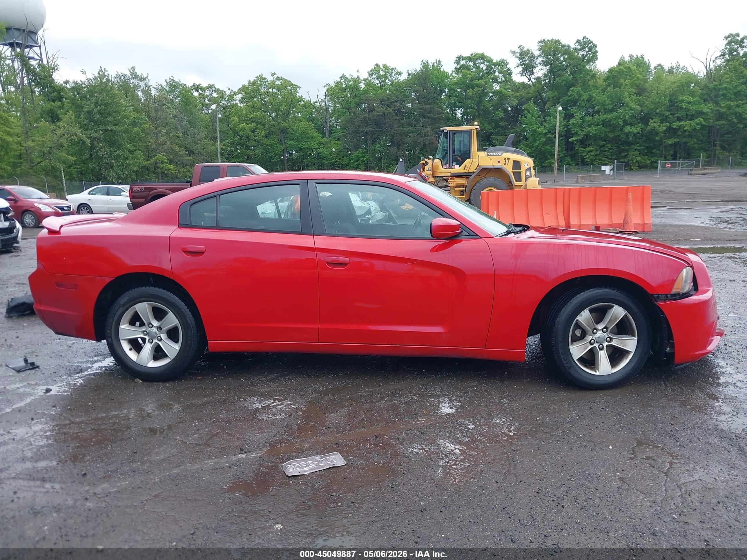 2013 Dodge Charger Se Red vin: 2C3CDXBG6DH579974