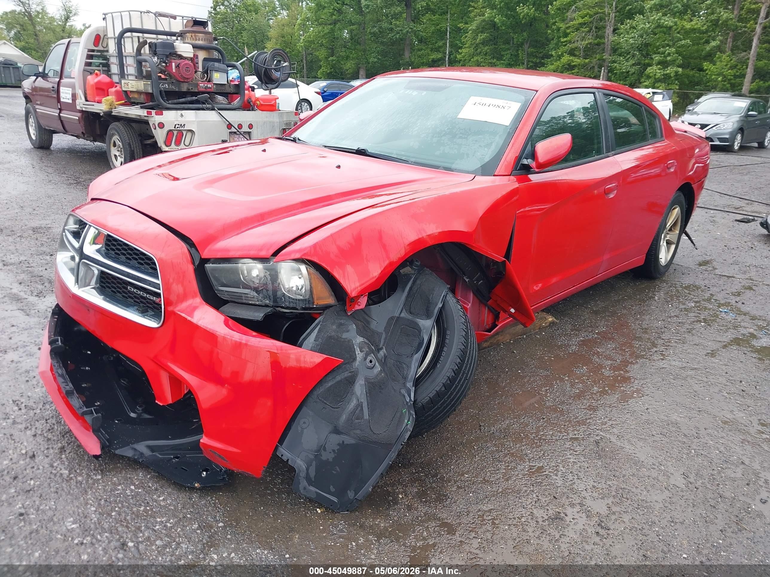 2013 Dodge Charger Se Red vin: 2C3CDXBG6DH579974
