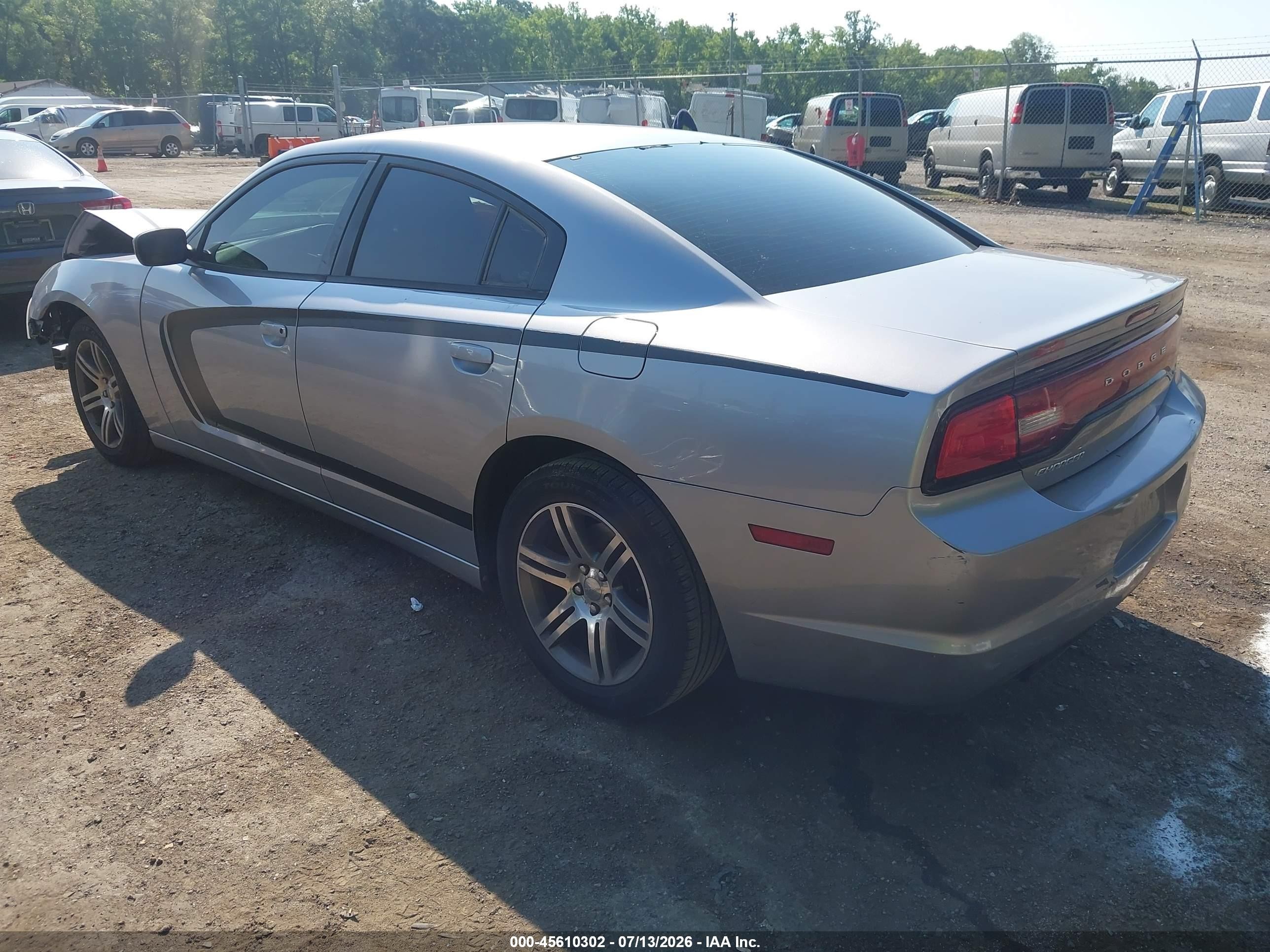 2013 Dodge Charger Se Gray vin: 2C3CDXBG6DH640059