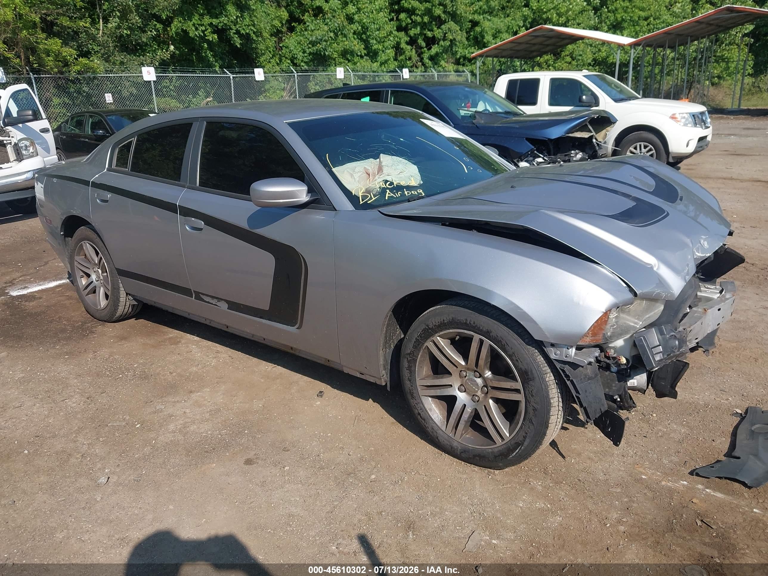 2013 Dodge Charger Se Gray vin: 2C3CDXBG6DH640059