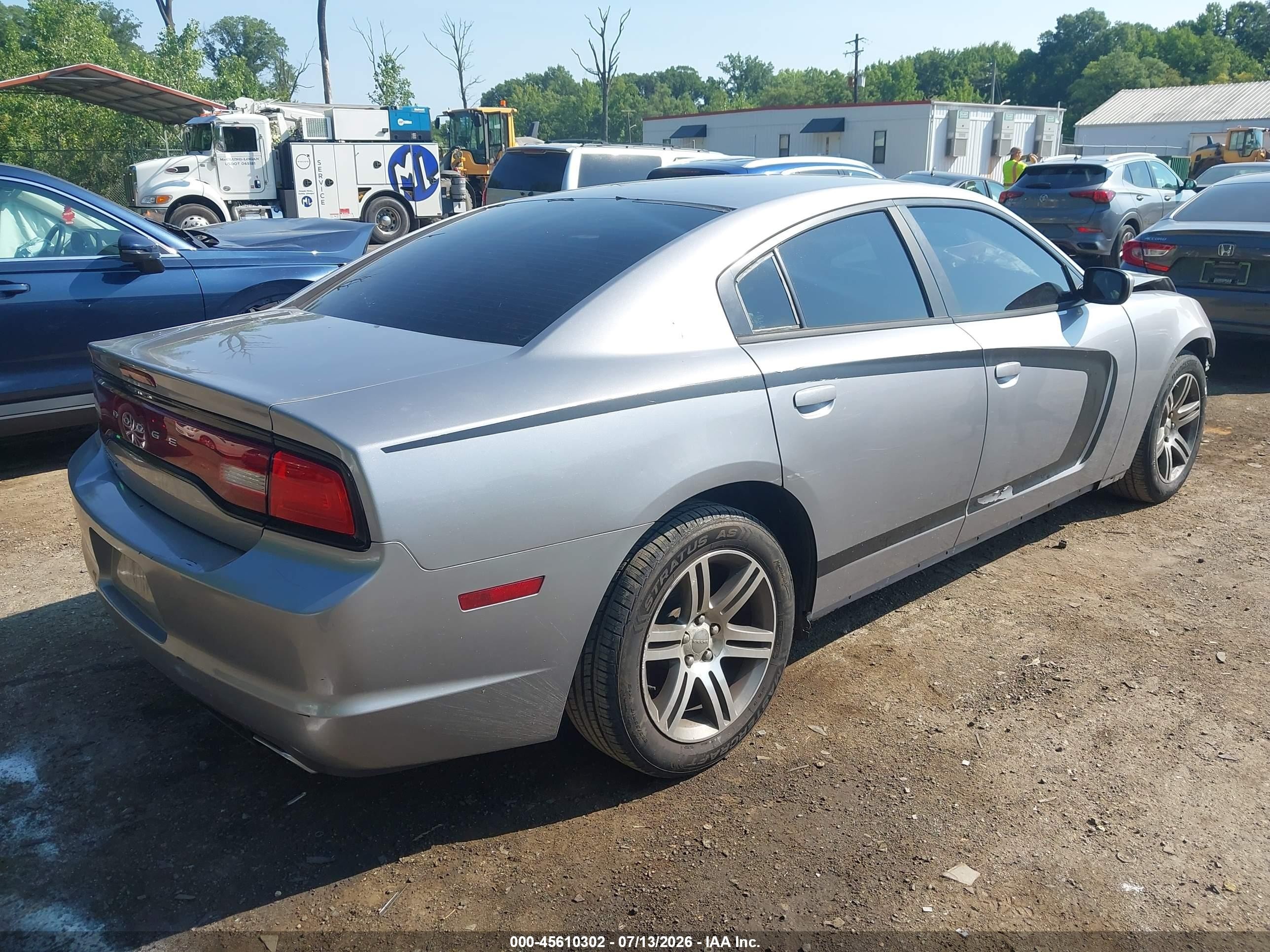 2013 Dodge Charger Se Gray vin: 2C3CDXBG6DH640059