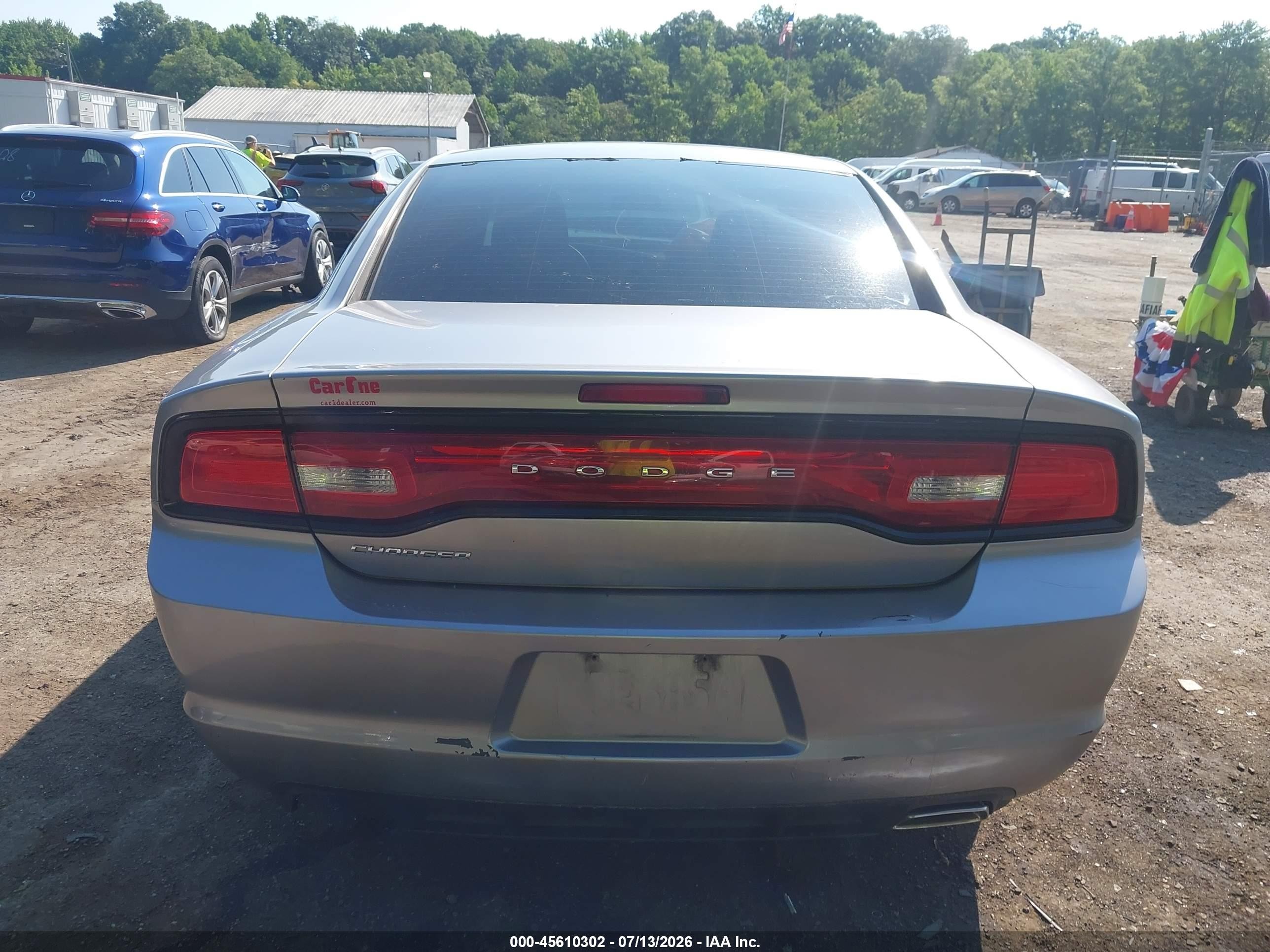 2013 Dodge Charger Se Gray vin: 2C3CDXBG6DH640059