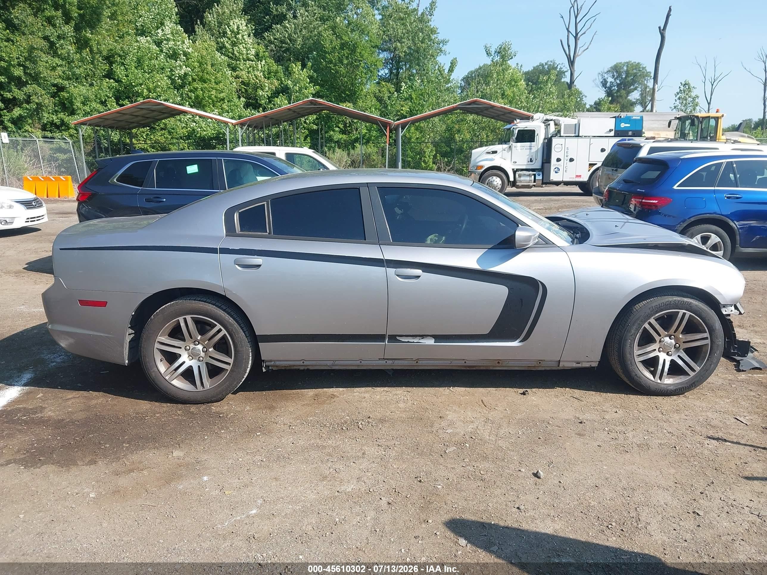 2013 Dodge Charger Se Gray vin: 2C3CDXBG6DH640059