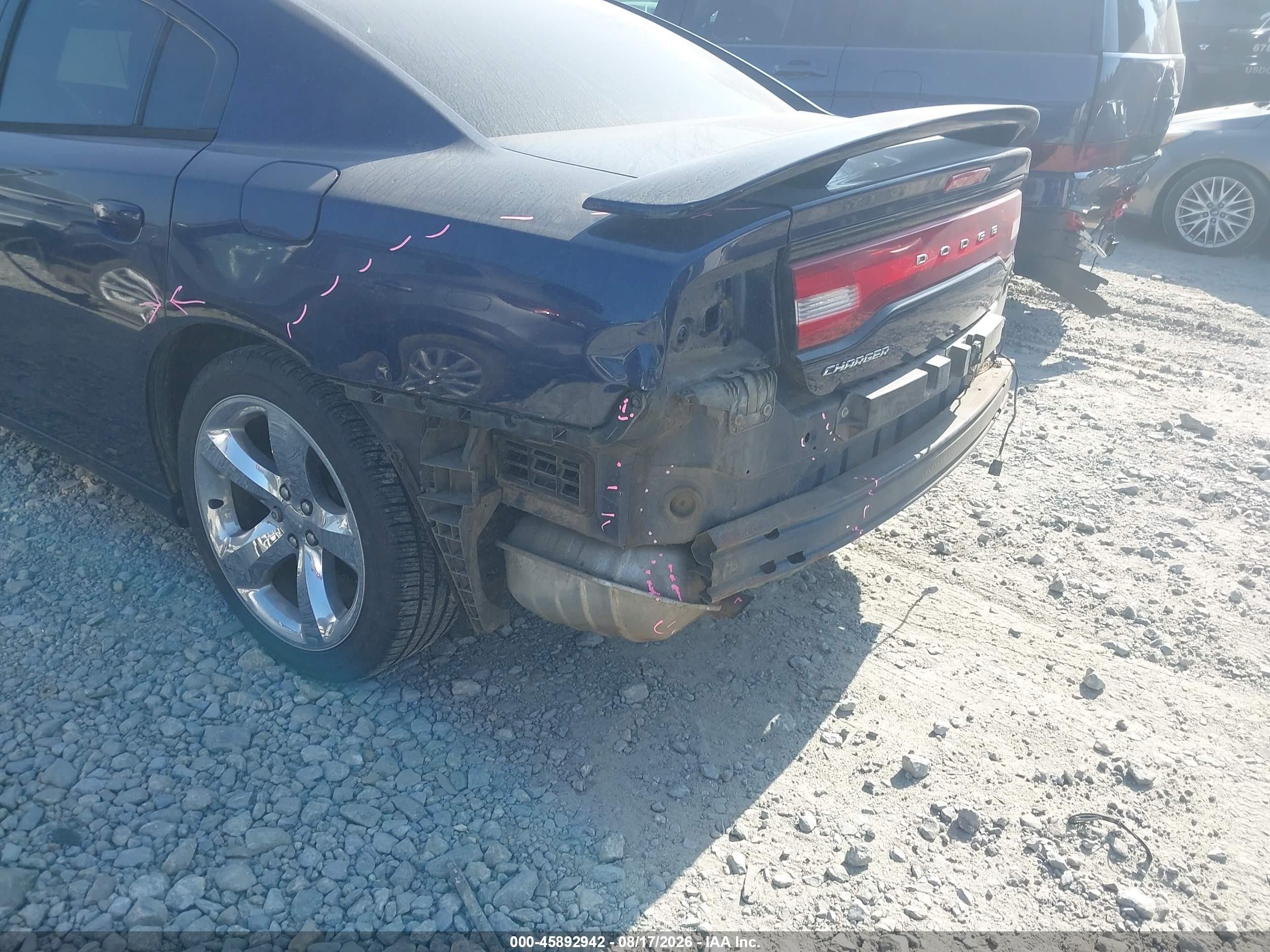 2013 Dodge Charger Se Blue vin: 2C3CDXBG6DH661302