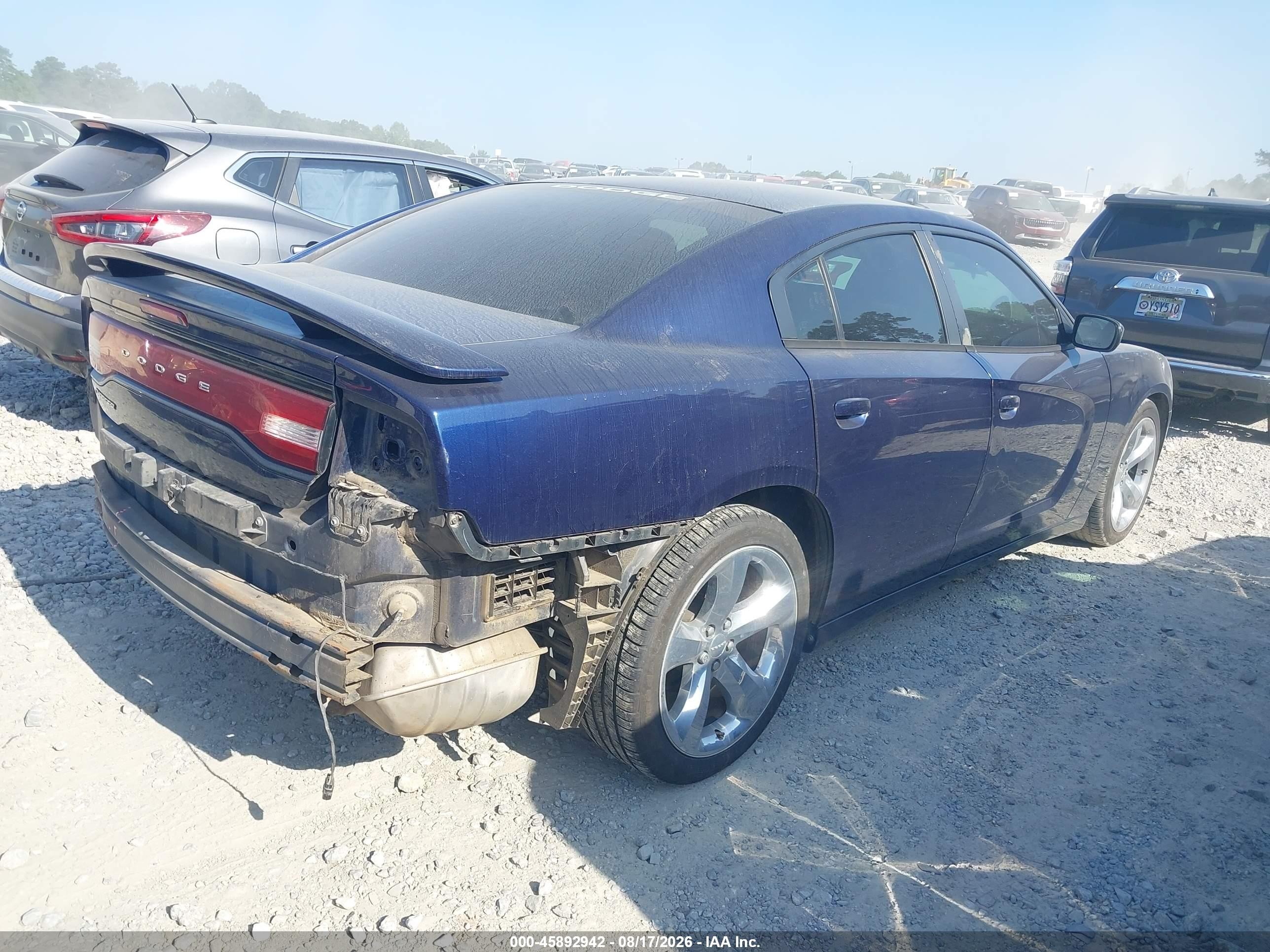 2013 Dodge Charger Se Blue vin: 2C3CDXBG6DH661302