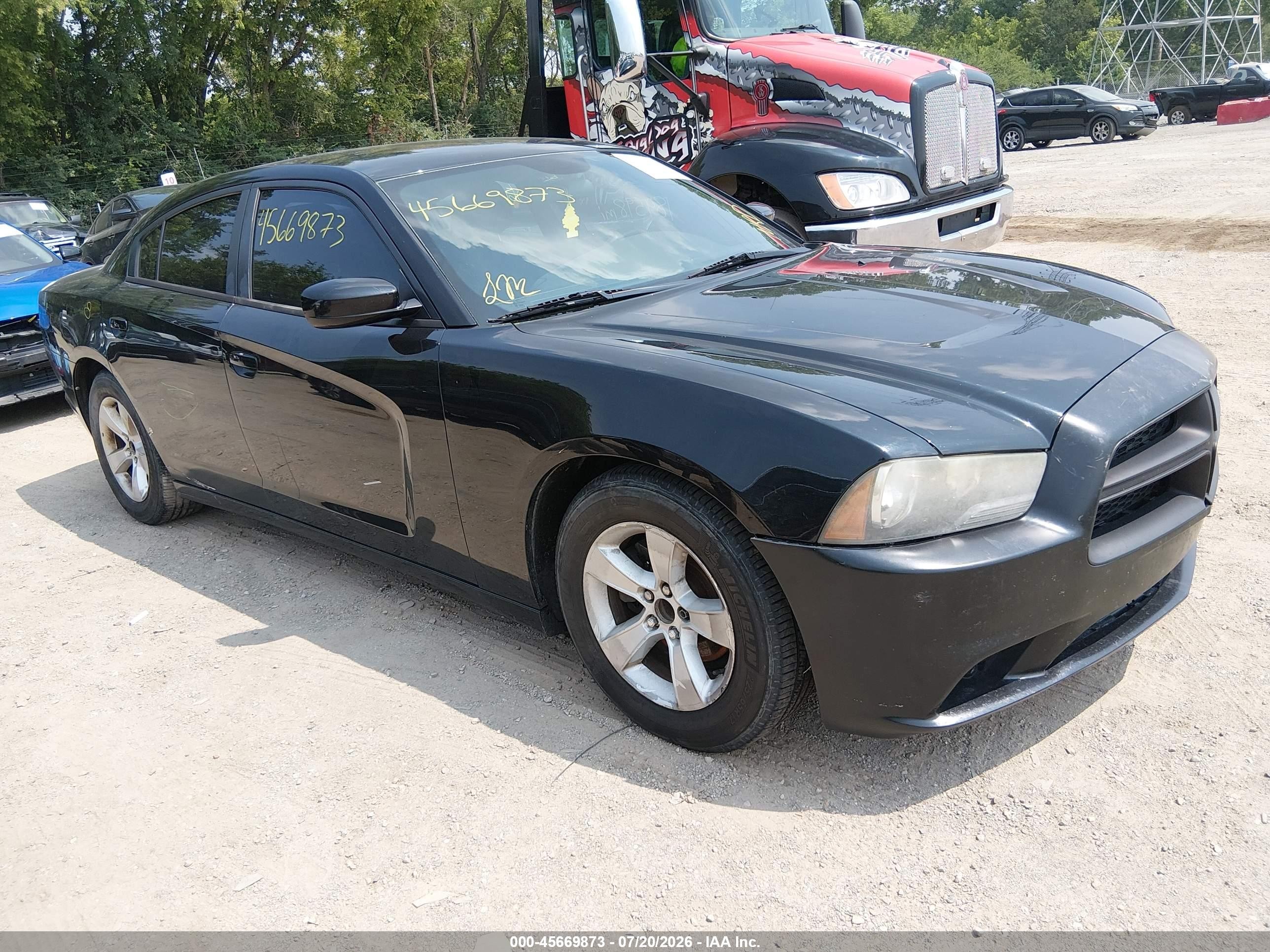 2013 Dodge Charger Se Black vin: 2C3CDXBG6DH720364