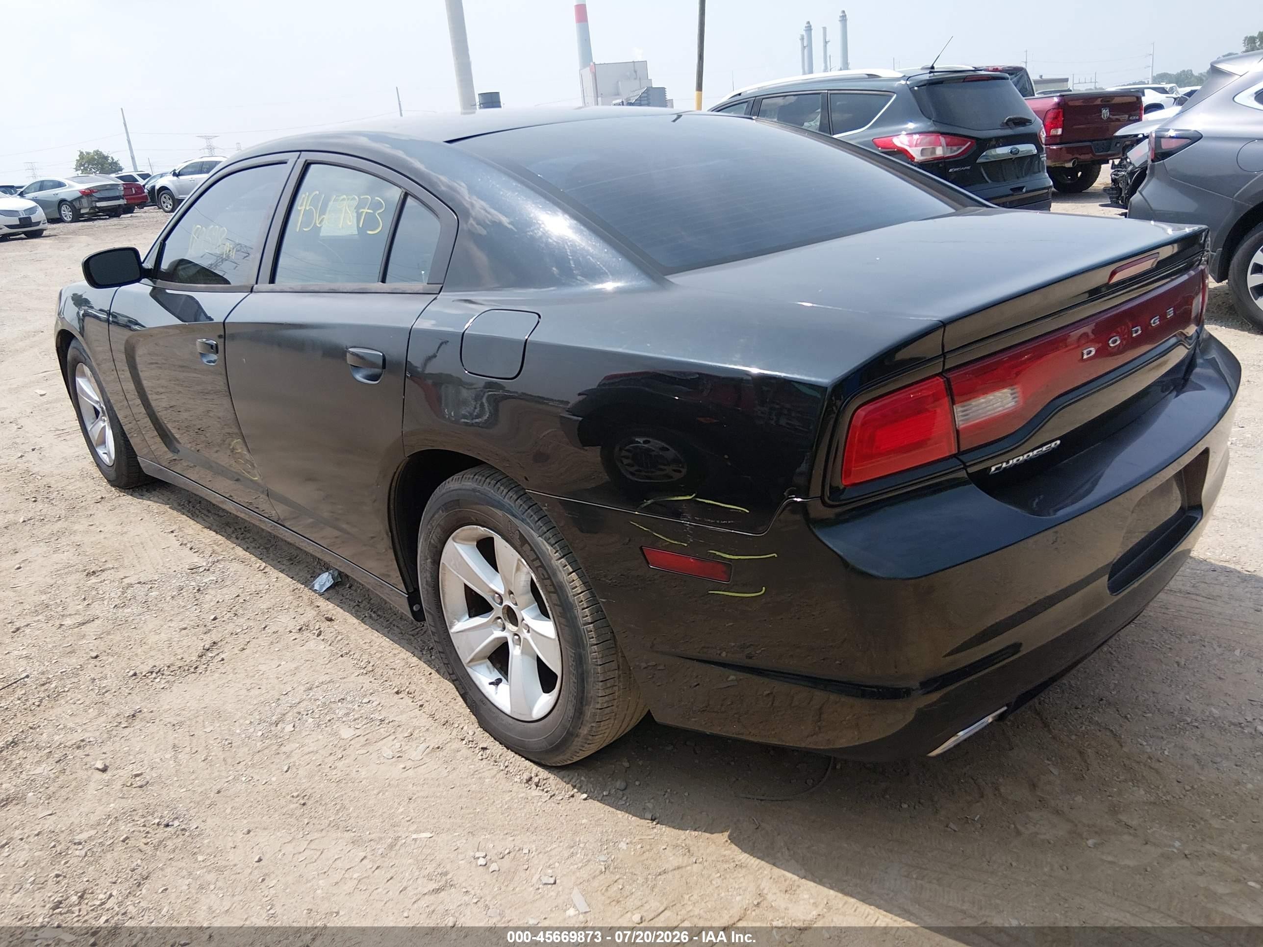 2013 Dodge Charger Se Black vin: 2C3CDXBG6DH720364