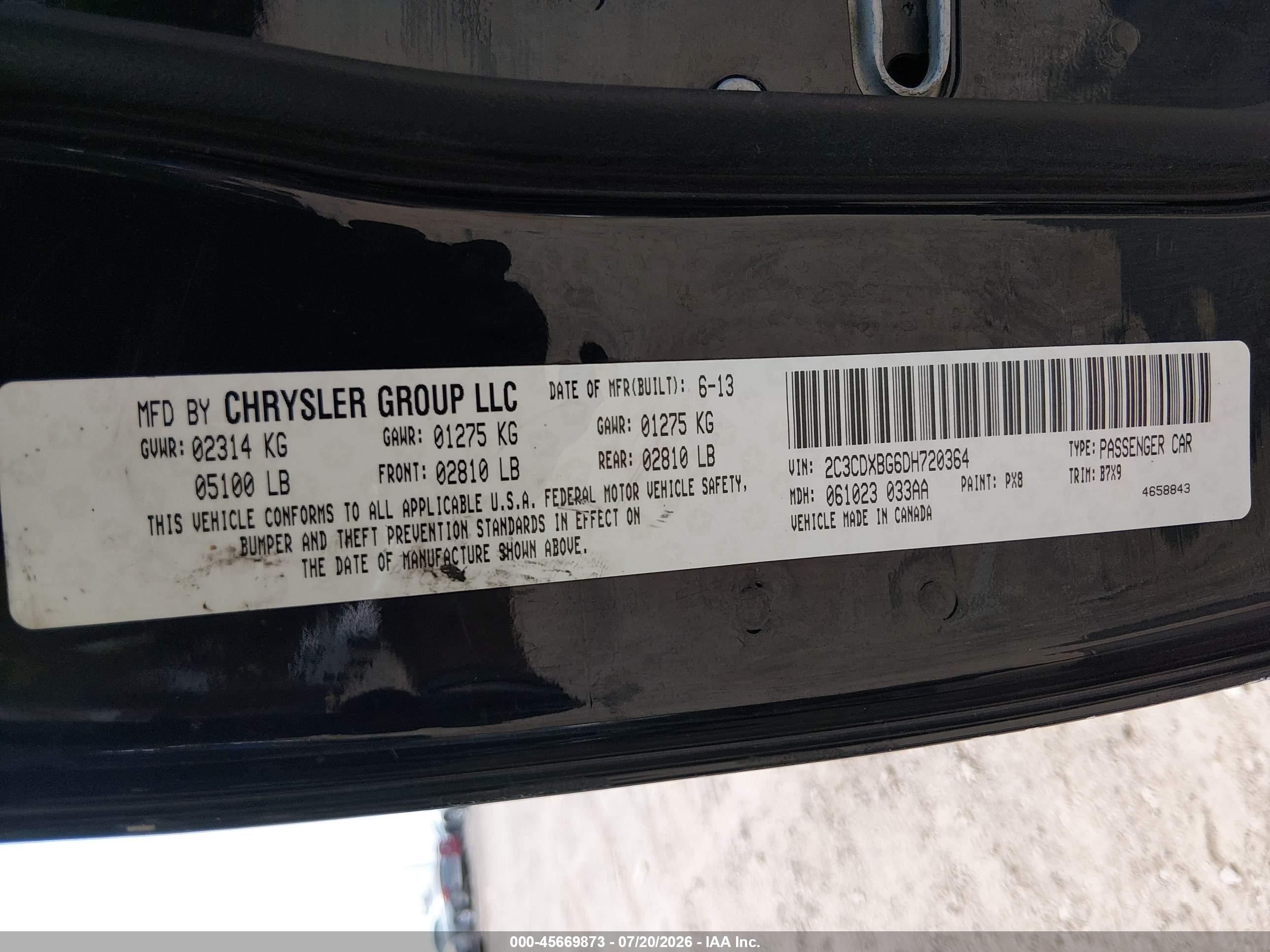 2013 Dodge Charger Se Black vin: 2C3CDXBG6DH720364