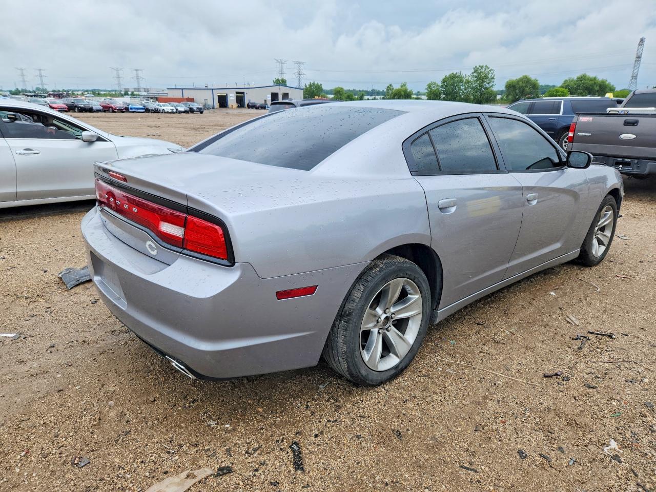 2014 Dodge Charger Se Silver vin: 2C3CDXBG6EH107789