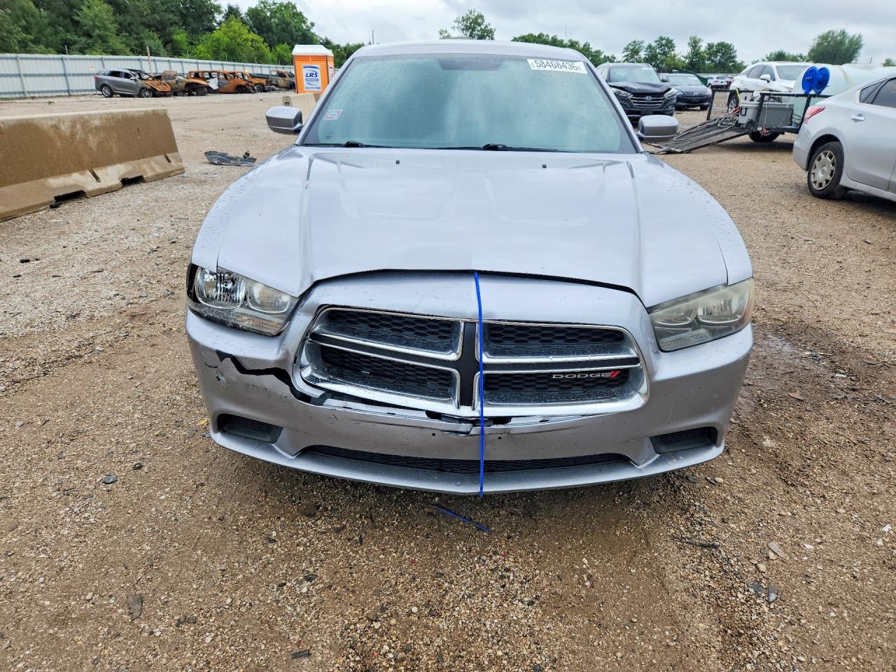 2014 Dodge Charger Se Silver vin: 2C3CDXBG6EH107789
