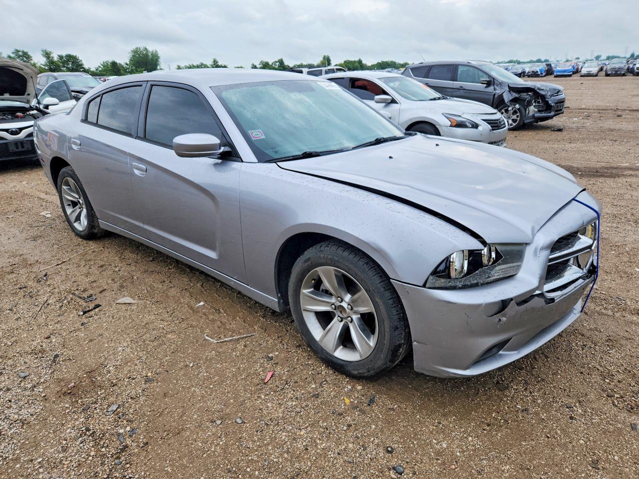 2014 Dodge Charger Se Silver vin: 2C3CDXBG6EH107789