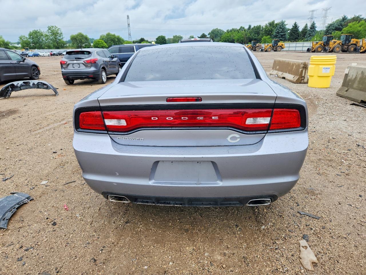 2014 Dodge Charger Se Silver vin: 2C3CDXBG6EH107789