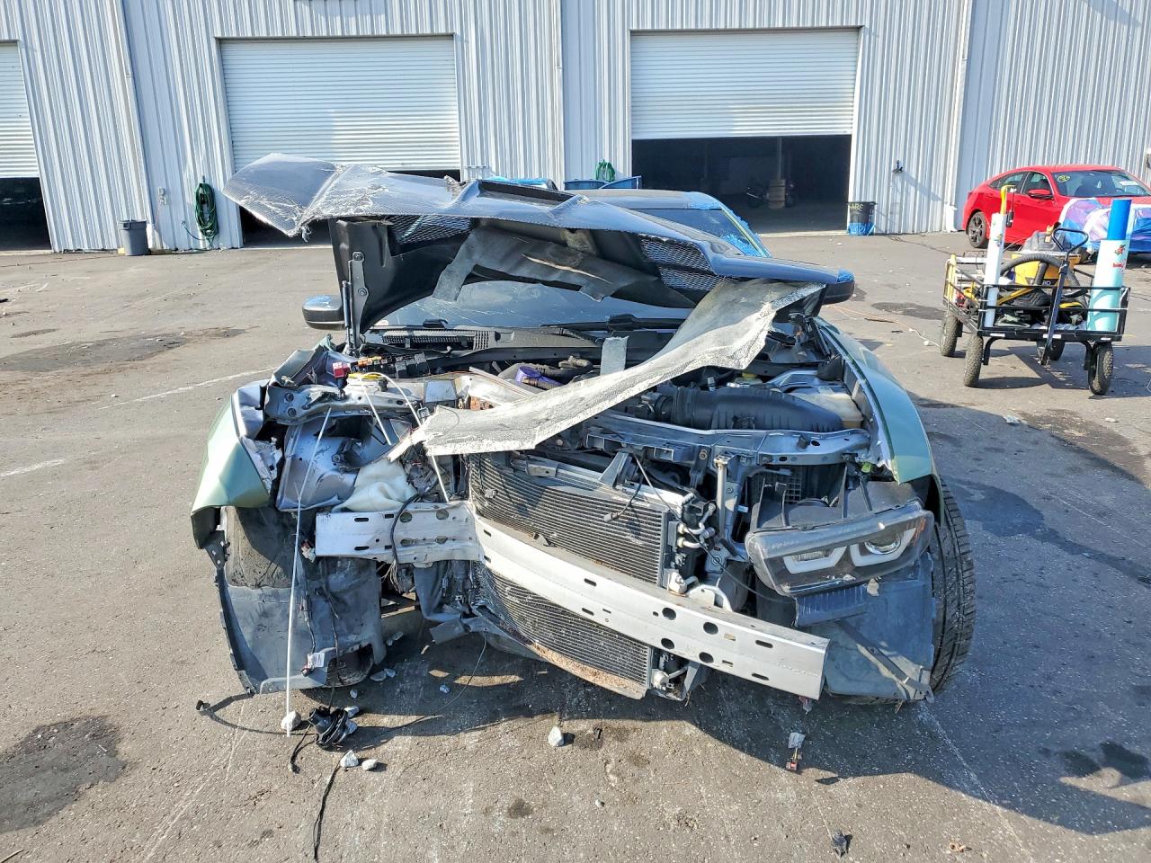 2014 Dodge Charger Se Green vin: 2C3CDXBG6EH129503