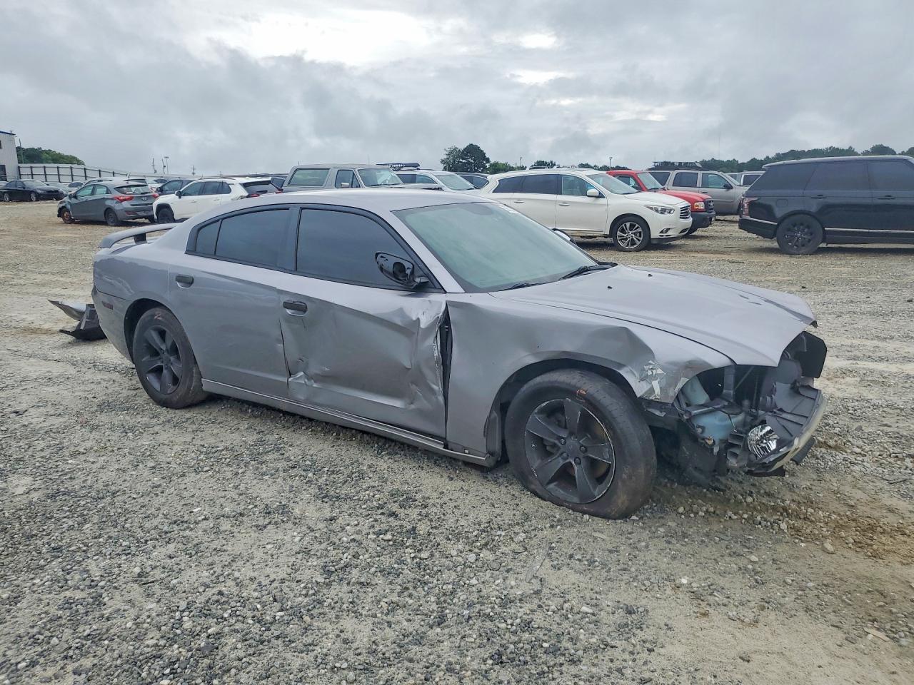 2014 Dodge Charger Se Gray vin: 2C3CDXBG6EH173050