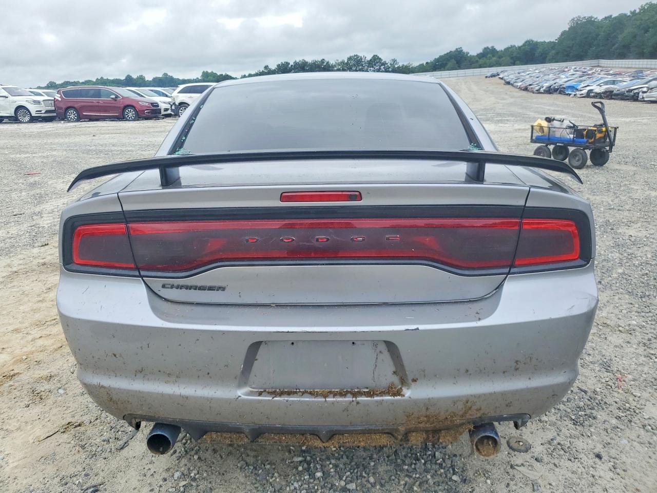2014 Dodge Charger Se Gray vin: 2C3CDXBG6EH173050