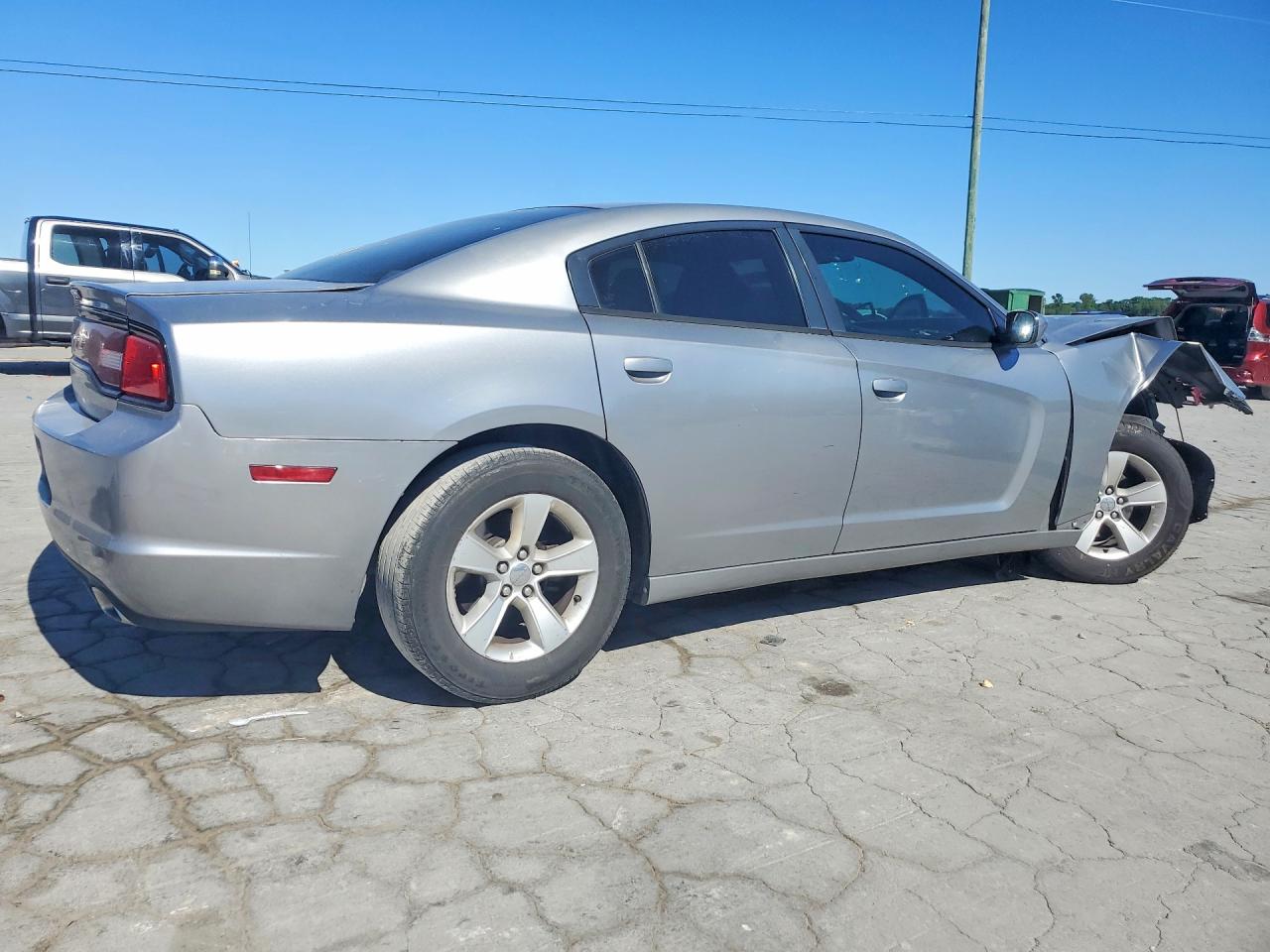 2014 Dodge Charger Se Silver vin: 2C3CDXBG6EH240990