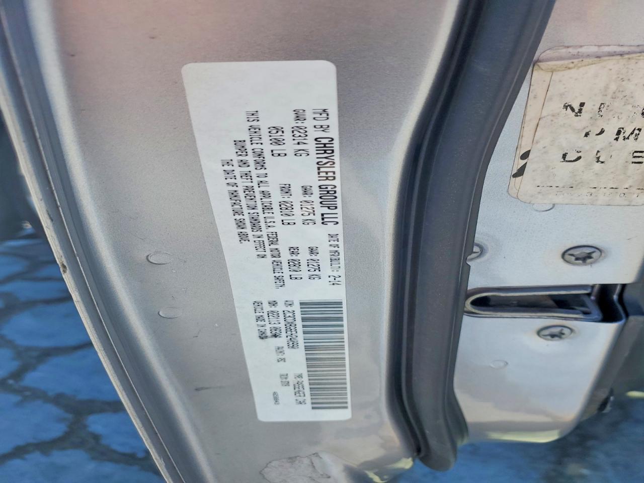 2014 Dodge Charger Se Silver vin: 2C3CDXBG6EH240990