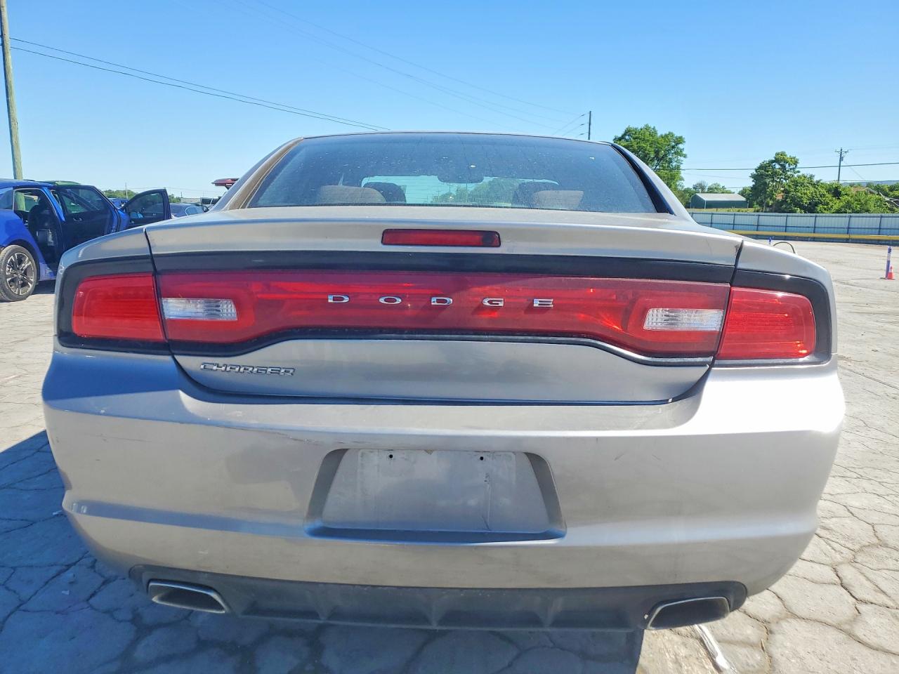 2014 Dodge Charger Se Silver vin: 2C3CDXBG6EH240990