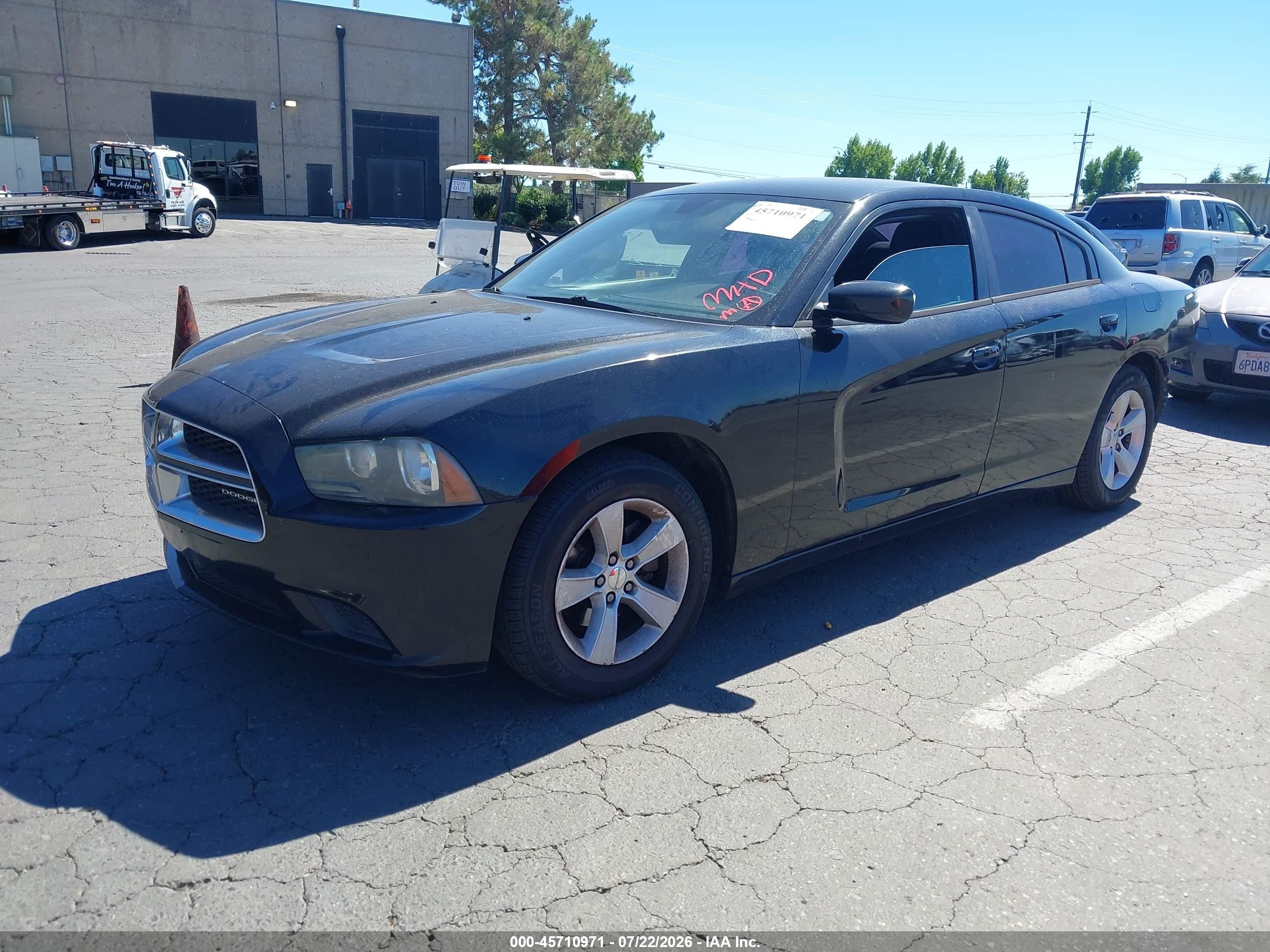 2014 Dodge Charger Se Black vin: 2C3CDXBG6EH265582