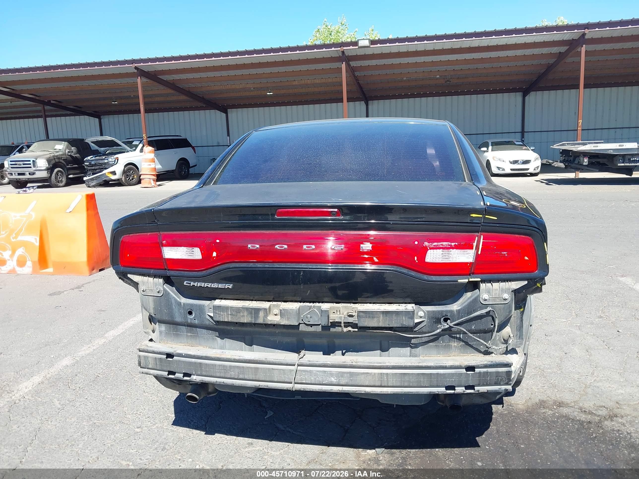 2014 Dodge Charger Se Black vin: 2C3CDXBG6EH265582