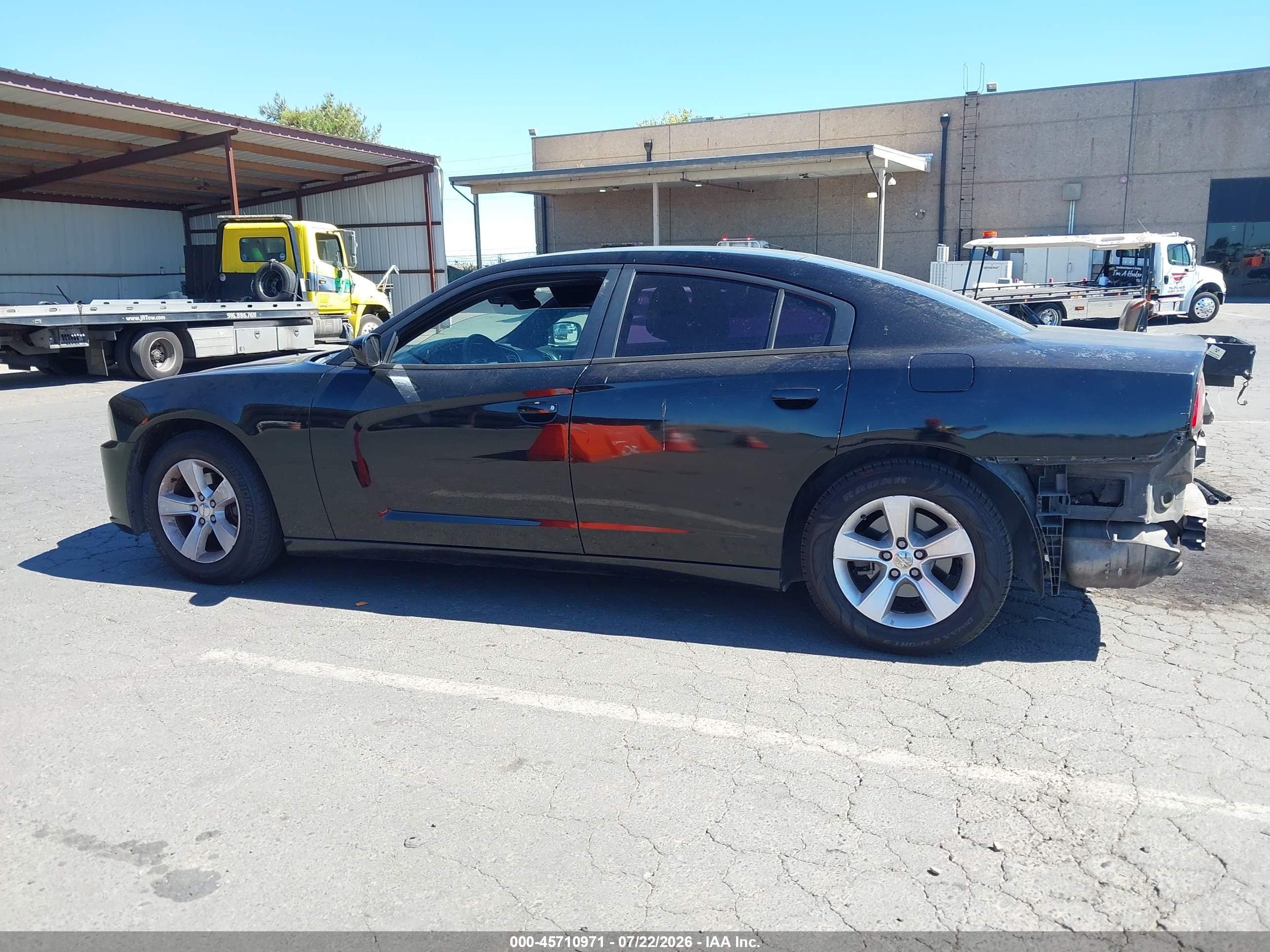 2014 Dodge Charger Se Black vin: 2C3CDXBG6EH265582