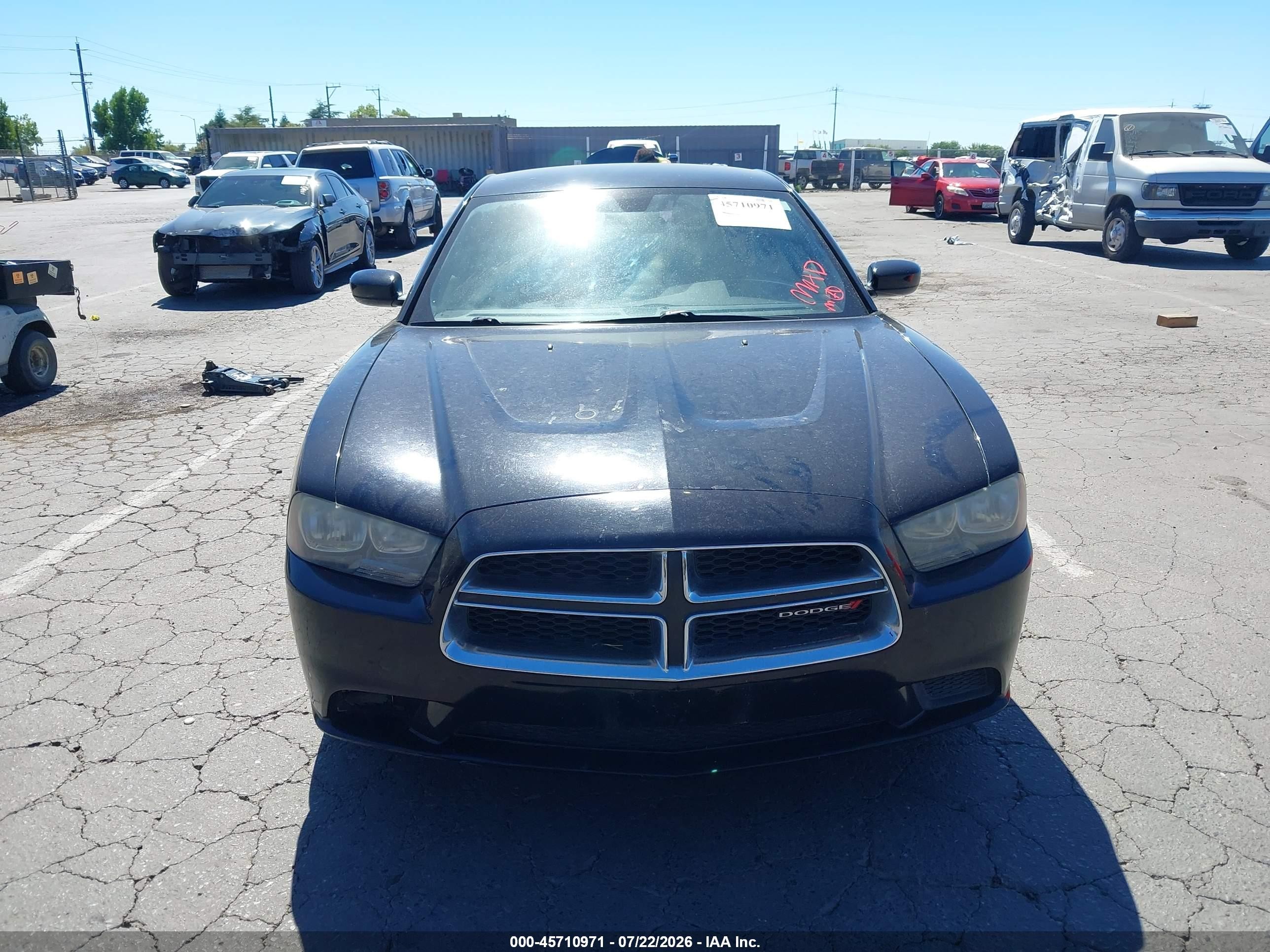 2014 Dodge Charger Se Black vin: 2C3CDXBG6EH265582