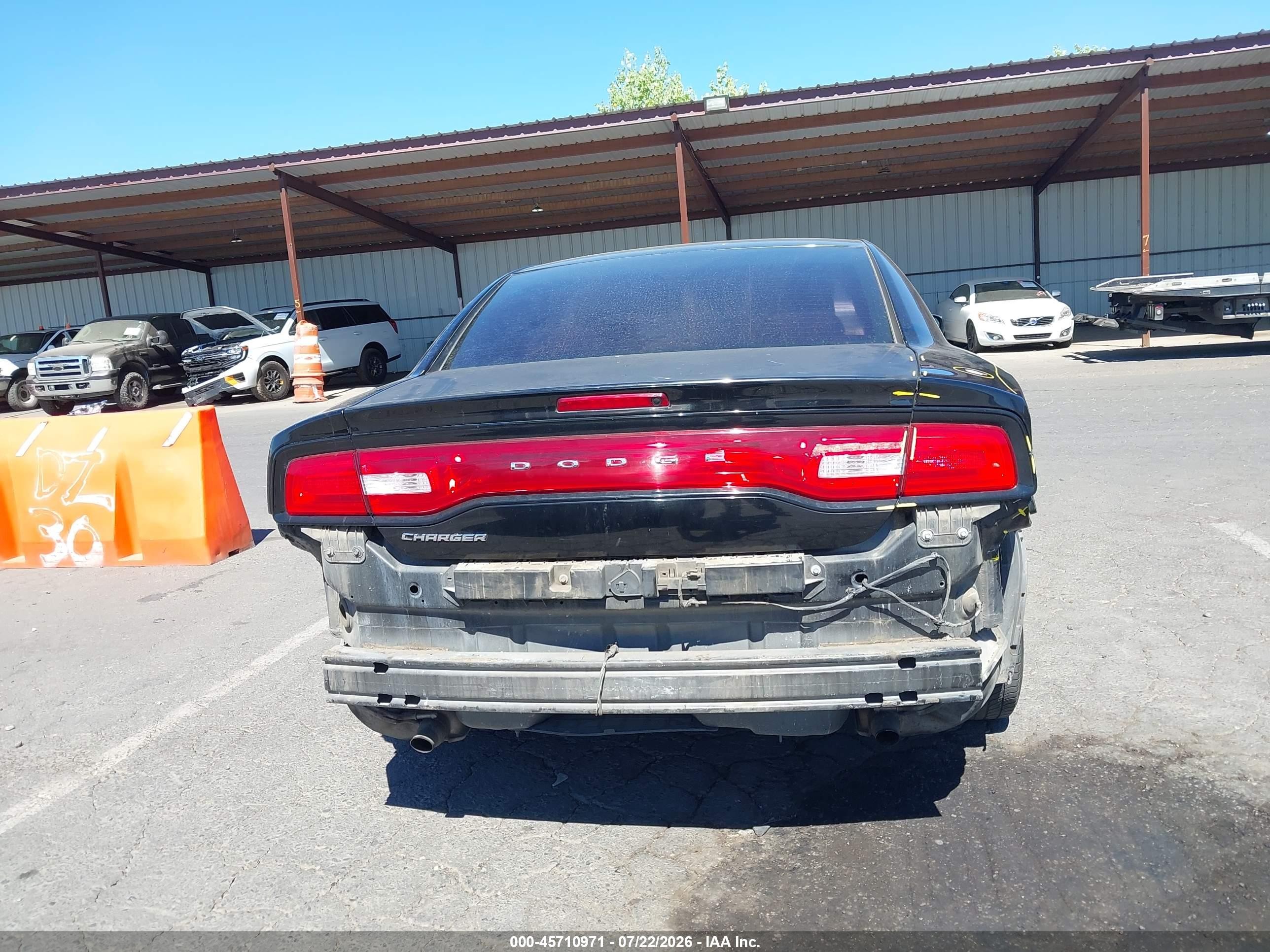 2014 Dodge Charger Se Black vin: 2C3CDXBG6EH265582