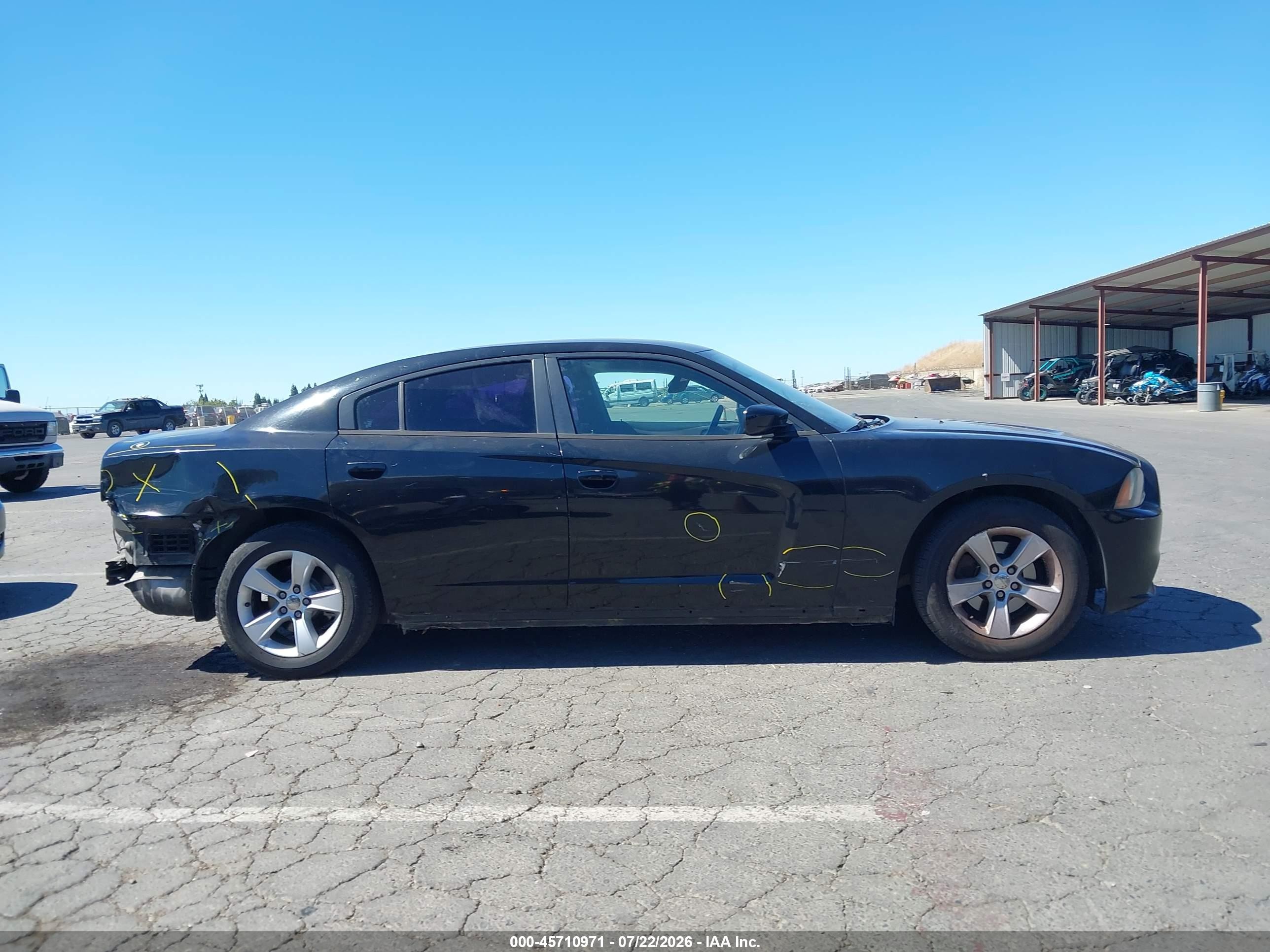 2014 Dodge Charger Se Black vin: 2C3CDXBG6EH265582