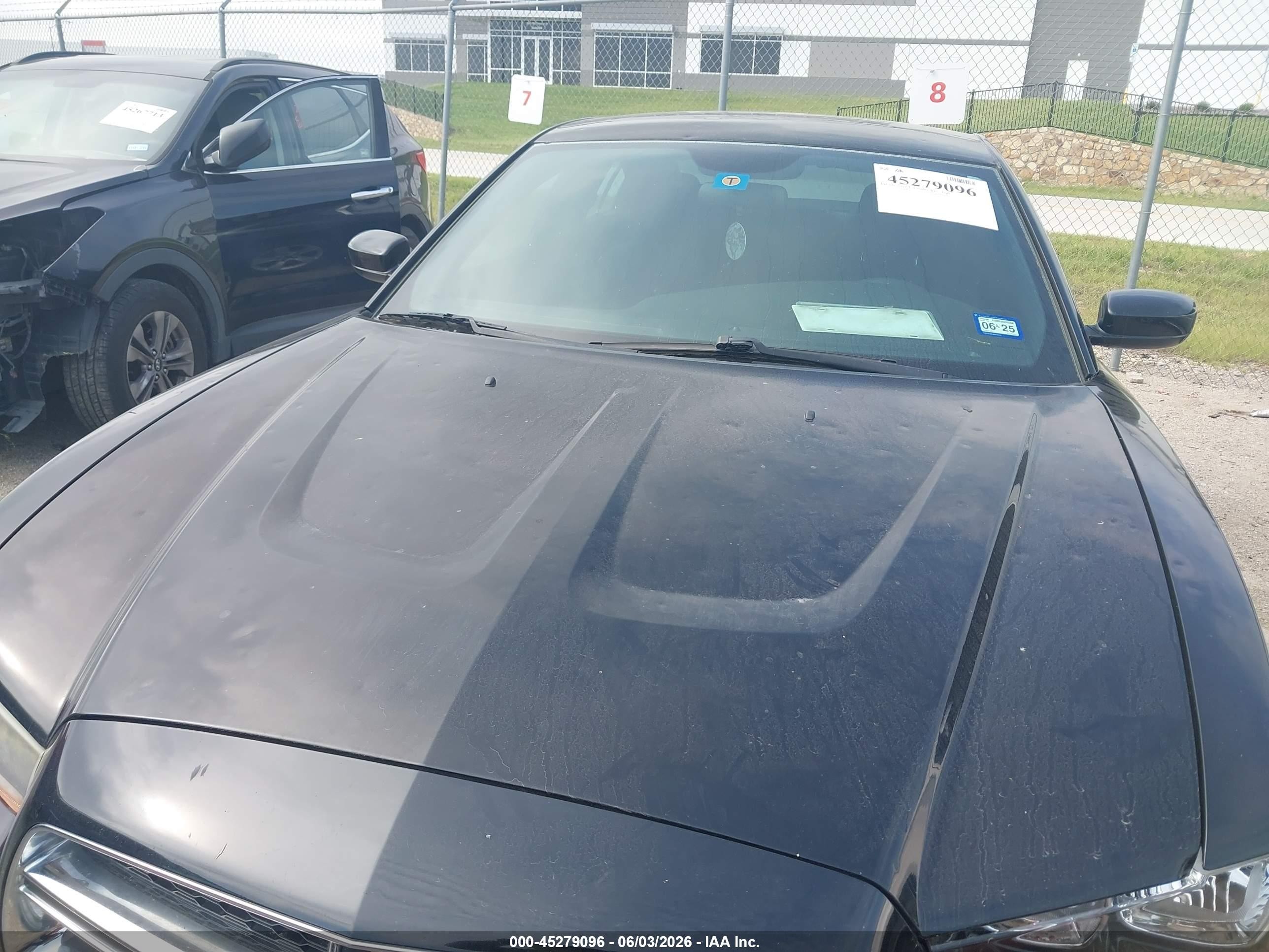 2014 Dodge Charger Se Black vin: 2C3CDXBG6EH284651