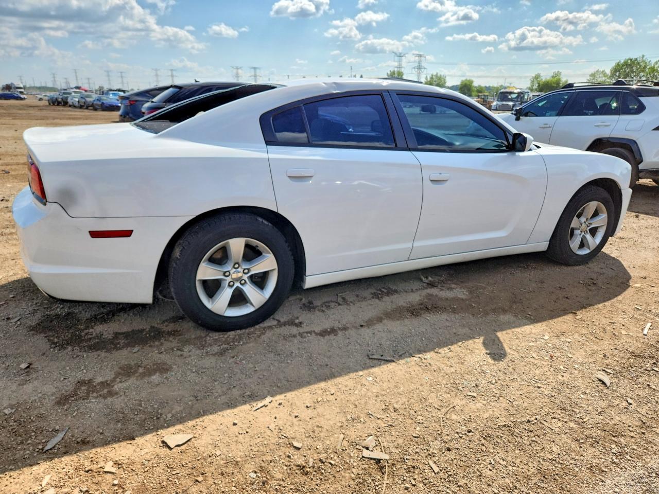 2014 Dodge Charger Se Белый vin: 2C3CDXBG6EH307863